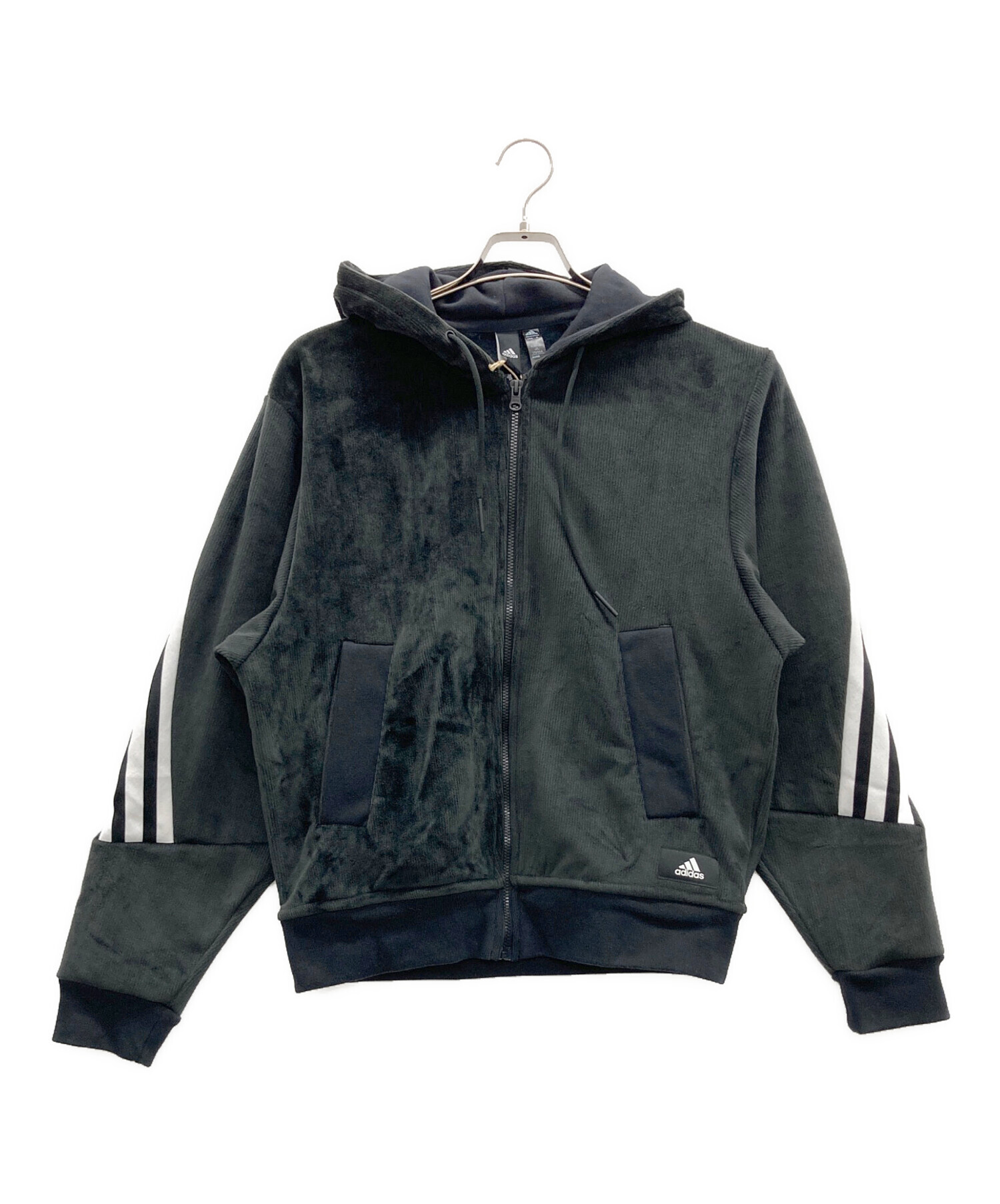 中古・古着通販】adidas (アディダス) ジップスウェットパーカー 
