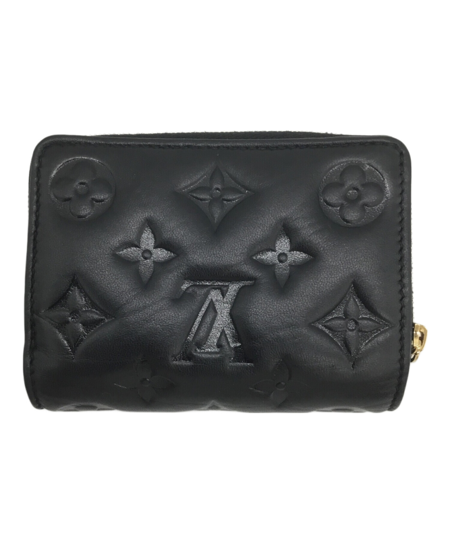 LOUIS VUITTON 二つ折り財布 黒 ルイヴィトン ポルトフォイユ マルコ