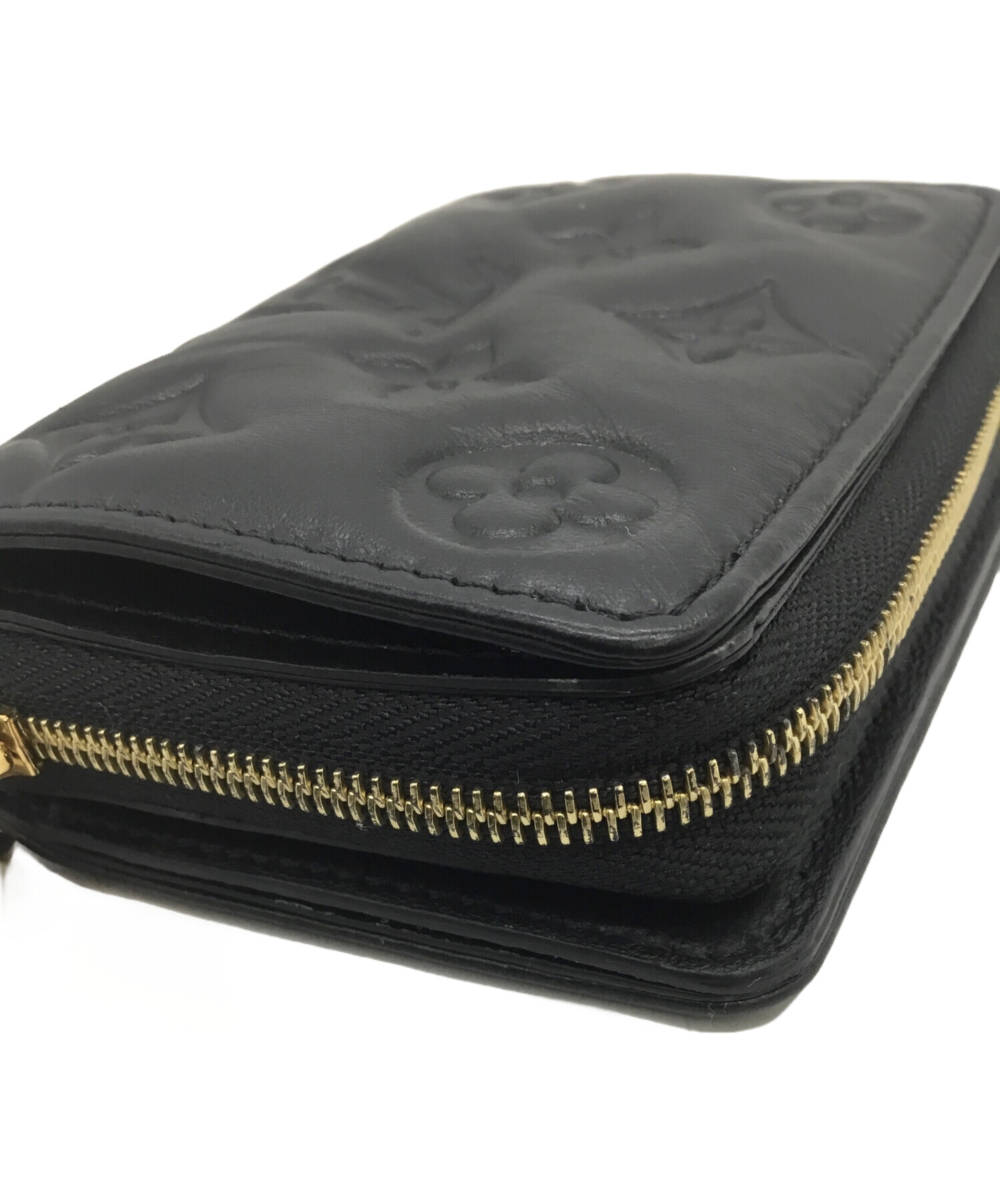 LOUIS VUITTON ルイヴィトン 財布・ケース  黒 【古着】【中古】【送料無料】 中古・古着通販】LOUIS VUITTON (ルイ ヴィトン) 2つ折り財布 ブラック