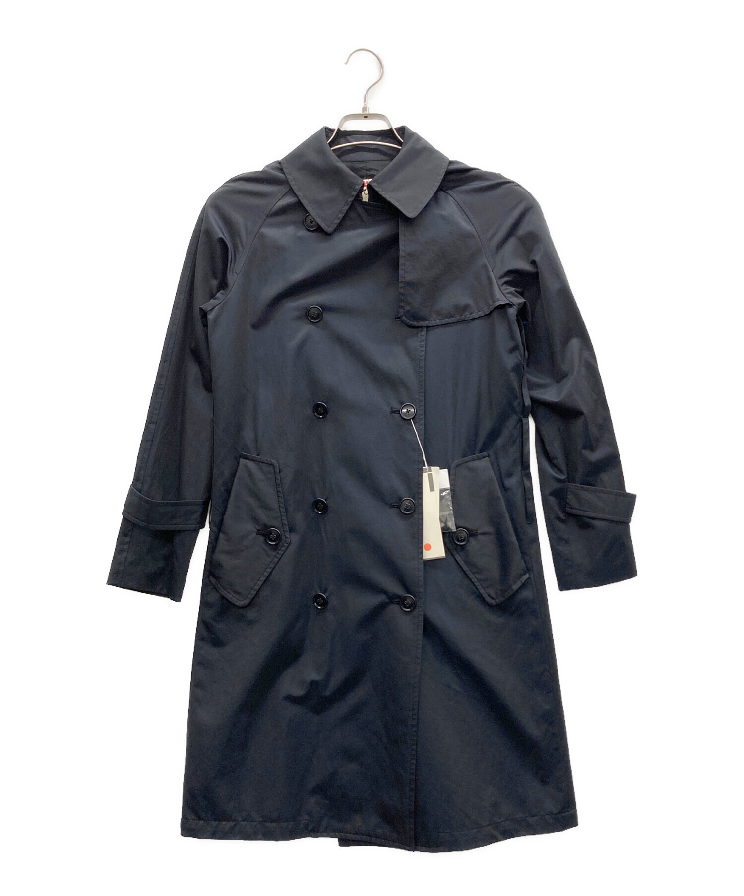 中古・古着通販】BACCA (バッカ) コート ネイビー サイズ:38 未使用品 