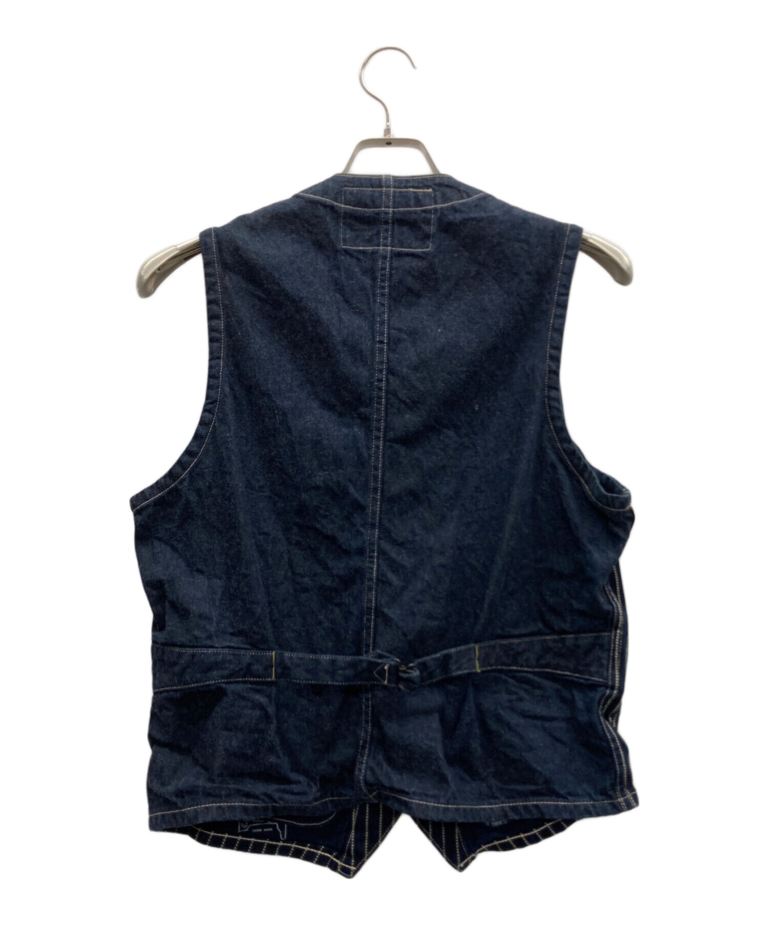 Sugar Cane & Co. デニムベスト サイズ38 Sugar Cane - 極稀少 シュガーケーン デニム ベスト ジレ レイル