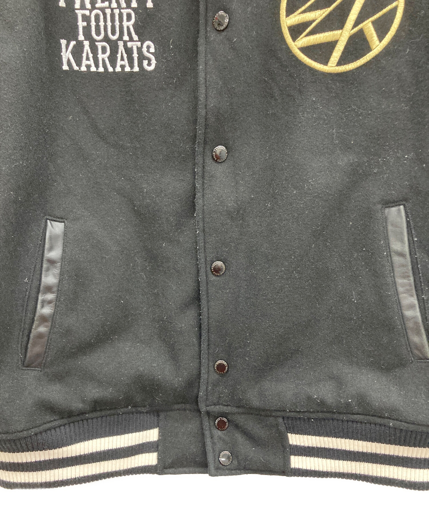 中古・古着通販】24karats (トゥエンティーフォーカラッツ) 袖革