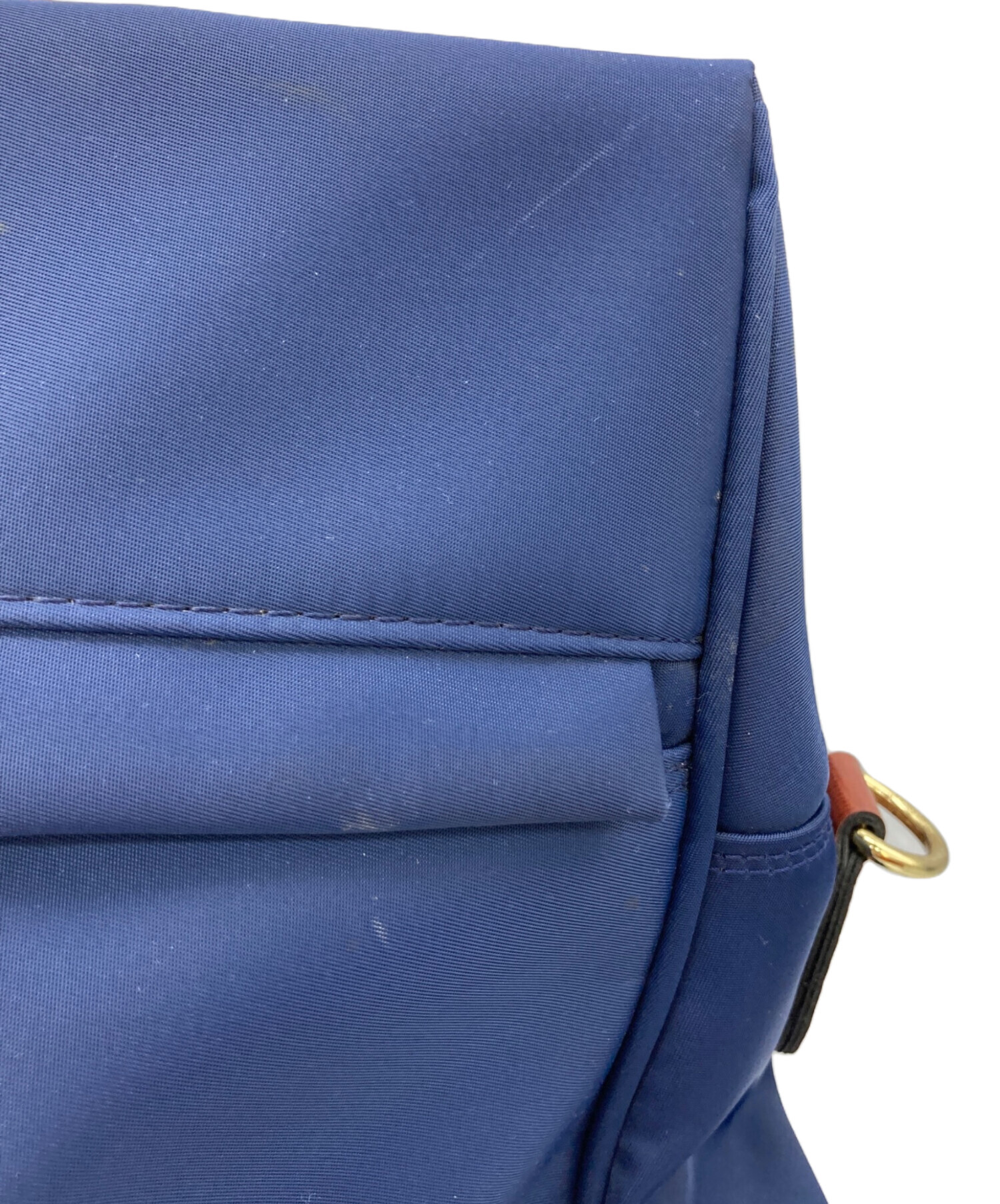 良品　JOHN　RICHMOND ボストンバッグ ナイロン　カーキ John Richmond ボストンバッグ 濃紺 旅行 2〜3日分 ショルダー付