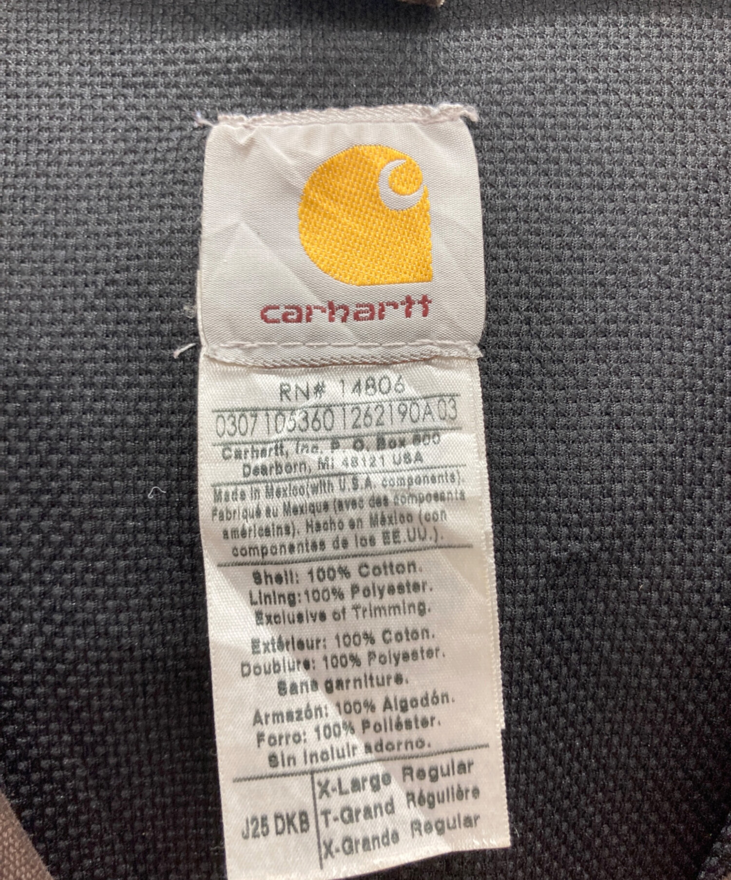 中古・古着通販】CarHartt (カーハート) DEKALB ジャケット ブラウン