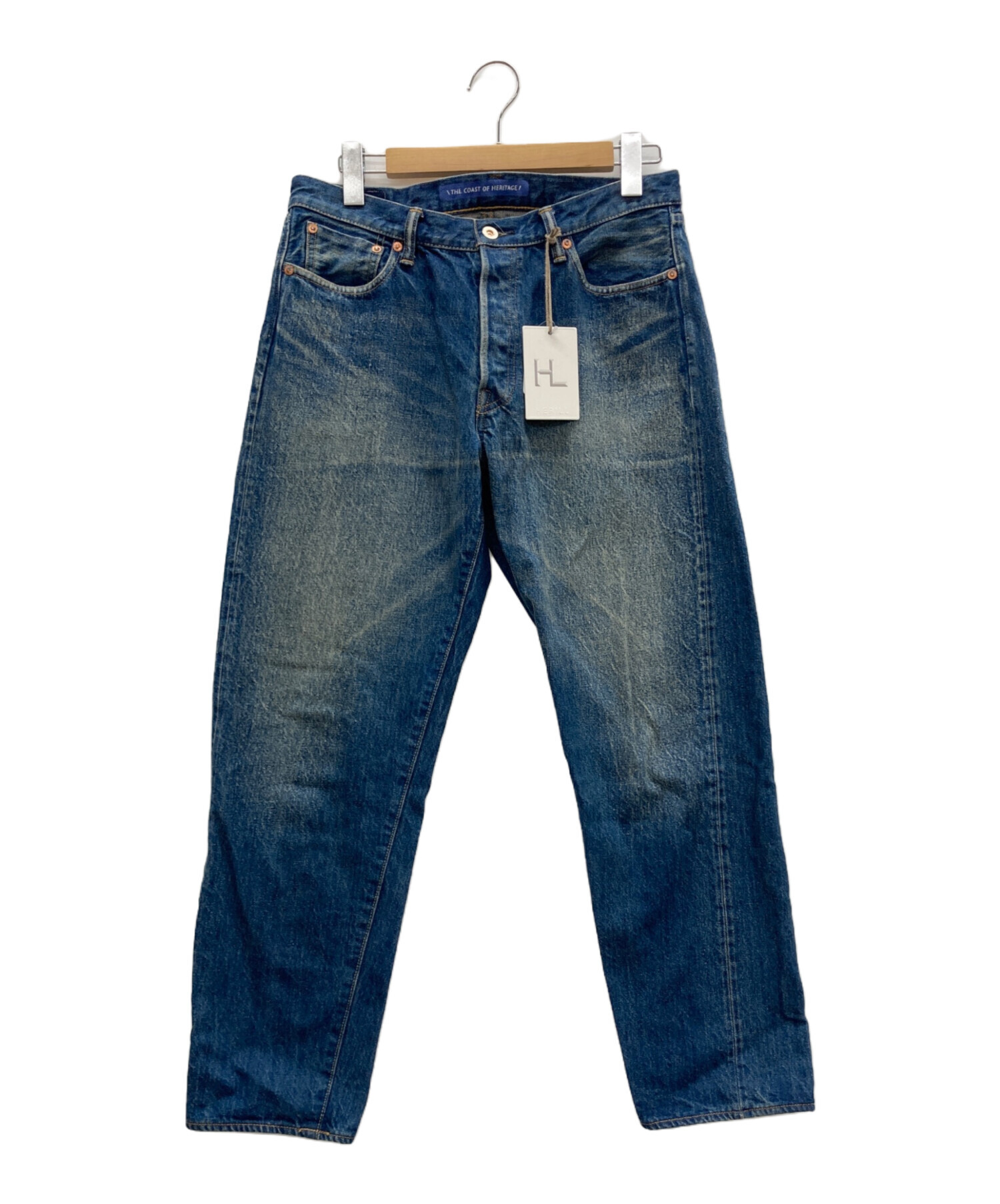 中古・古着通販】HERILL (ヘリル) デニムパンツ ブルー サイズ:2