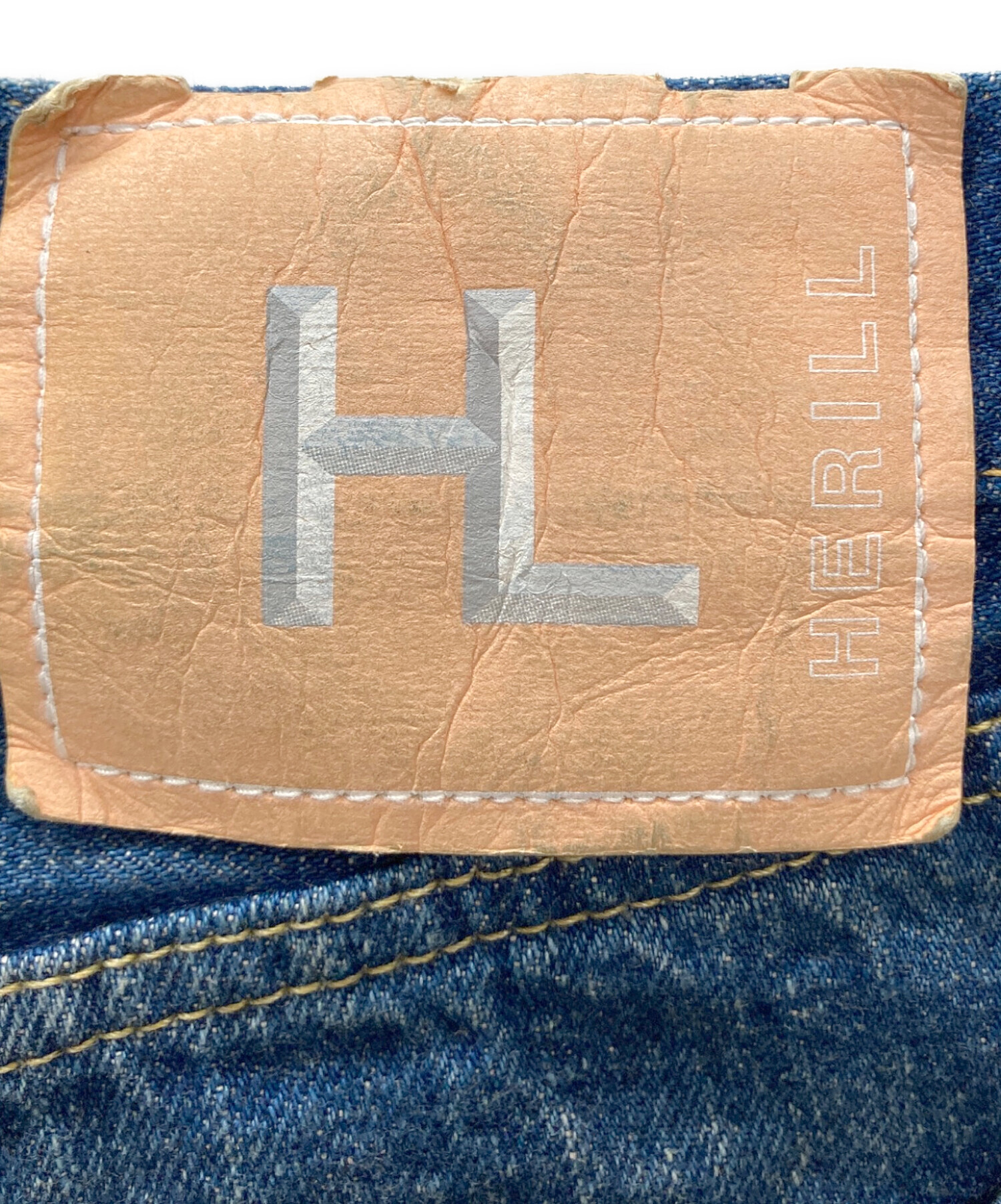 中古・古着通販】HERILL (ヘリル) デニムパンツ ブルー サイズ:2