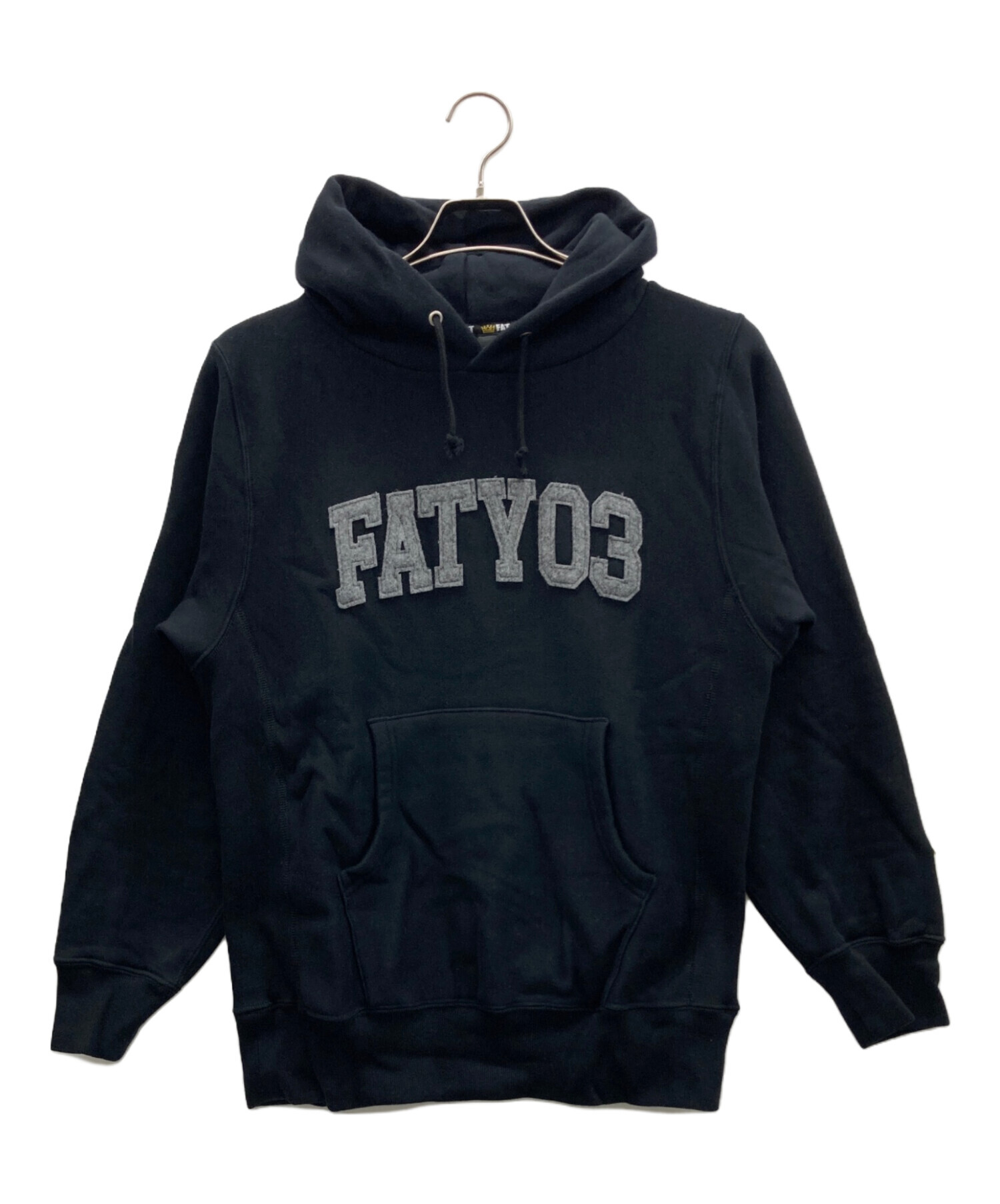 中古・古着通販】FAT (エフエーティー) パーカー ブラック サイズ:Free