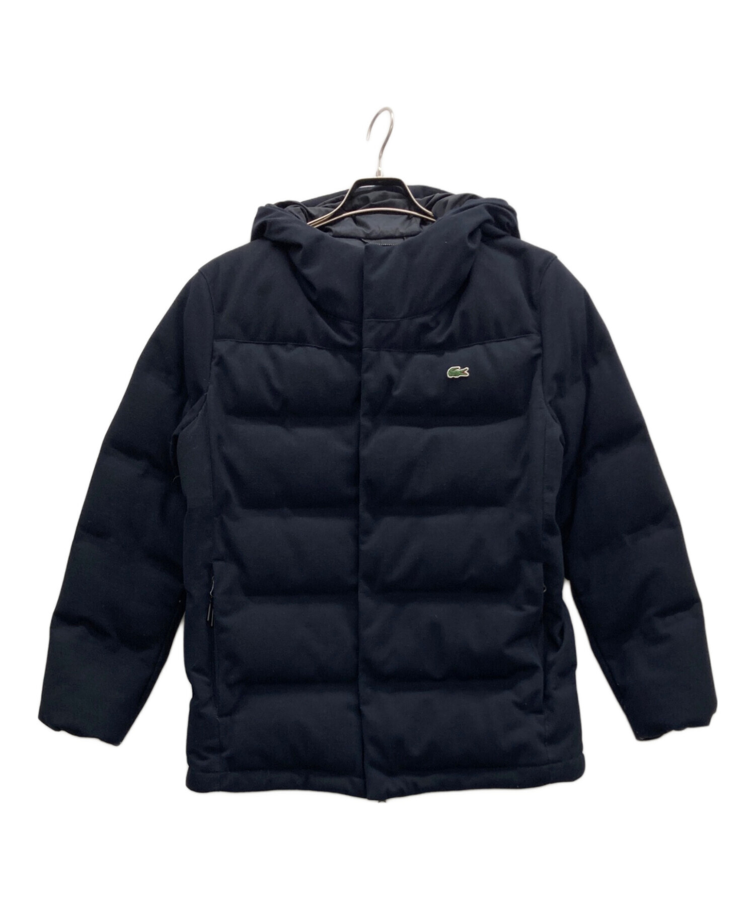 中古・古着通販】LACOSTE (ラコステ) ピケダウンジャケット ネイビー 