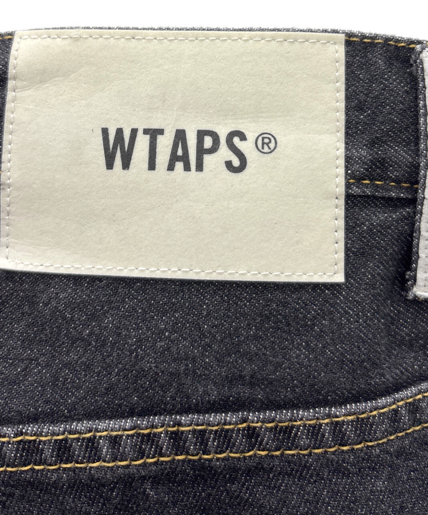 中古・古着通販】WTAPS (ダブルタップス) ジーンズ ブラック サイズ:03