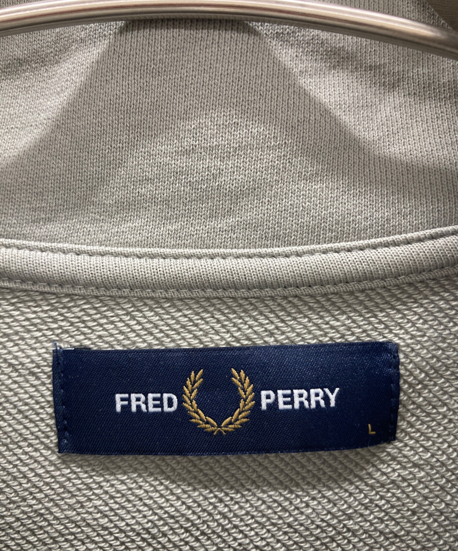 中古・古着通販】FRED PERRY (フレッドペリー) ハーフジップスウェット 