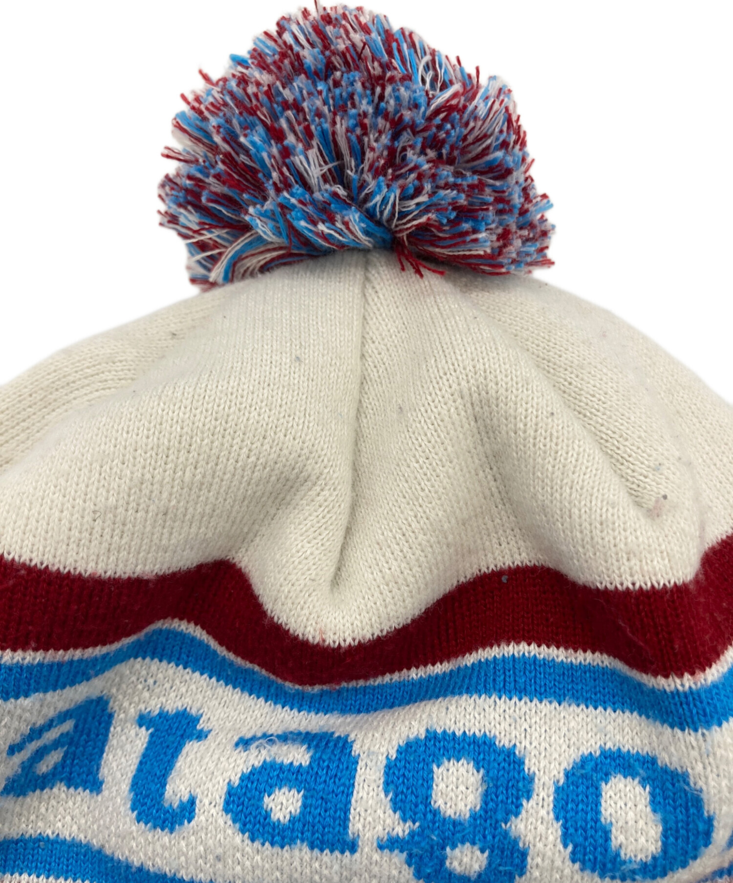 Patagonia 帽子　ニット　古着 中古・古着通販】Patagonia (パタゴニア) ニット帽 ブルー×ホワイト