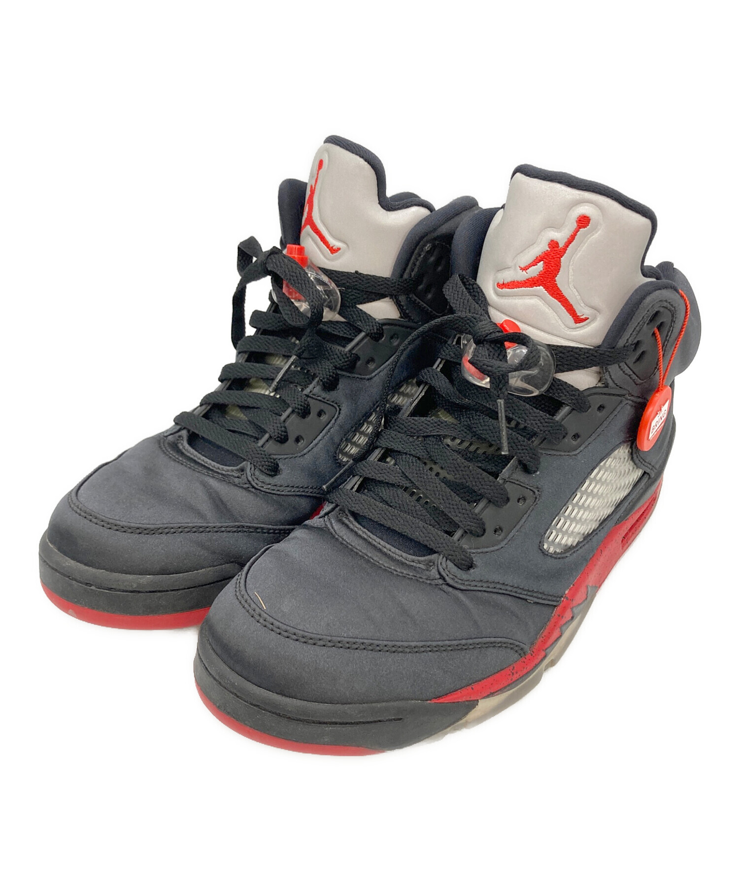 中古・古着通販】NIKE (ナイキ) AIR JORDAN 5 RETRO ブラック×レッド 