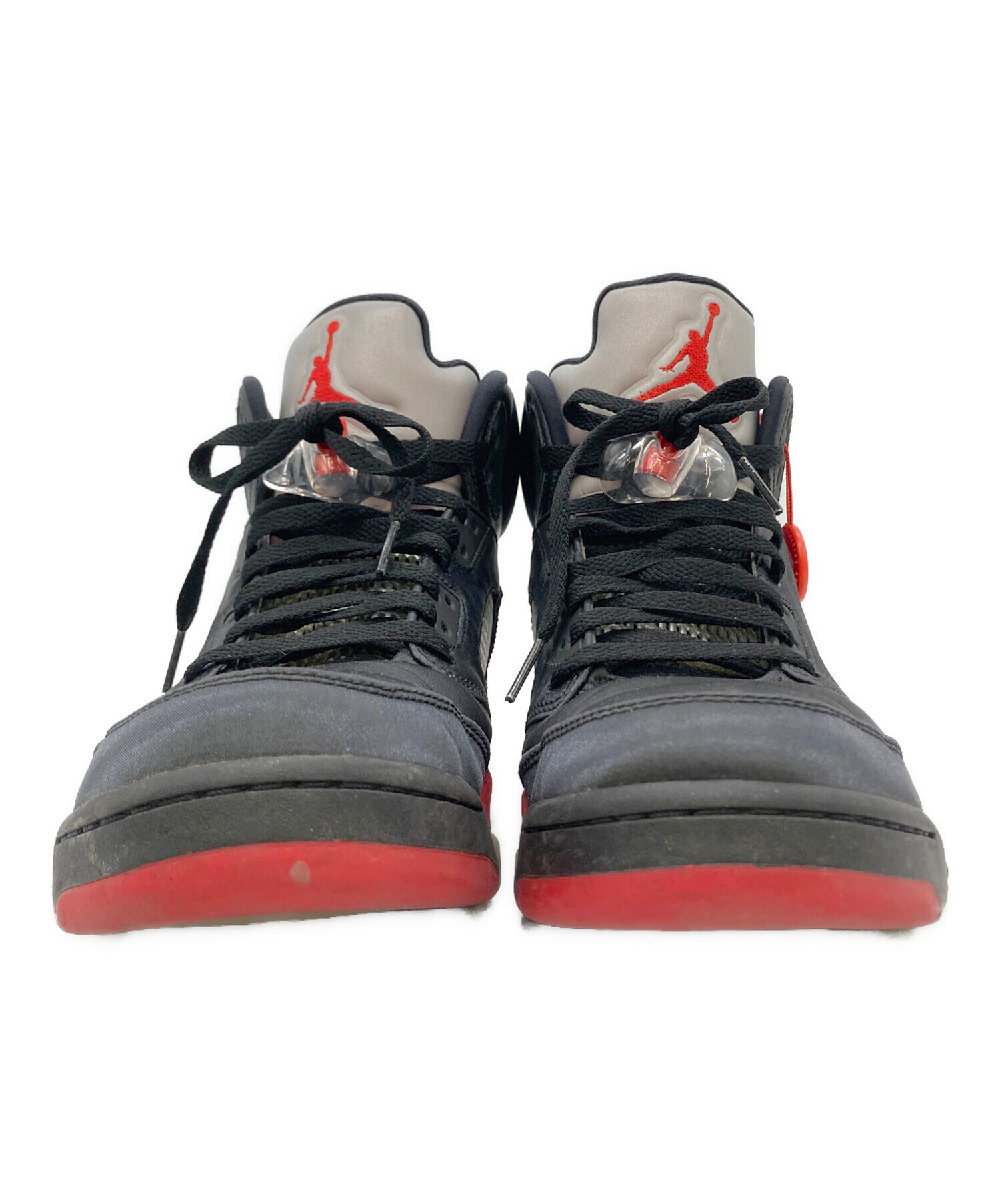 中古・古着通販】NIKE (ナイキ) AIR JORDAN 5 RETRO ブラック×レッド 
