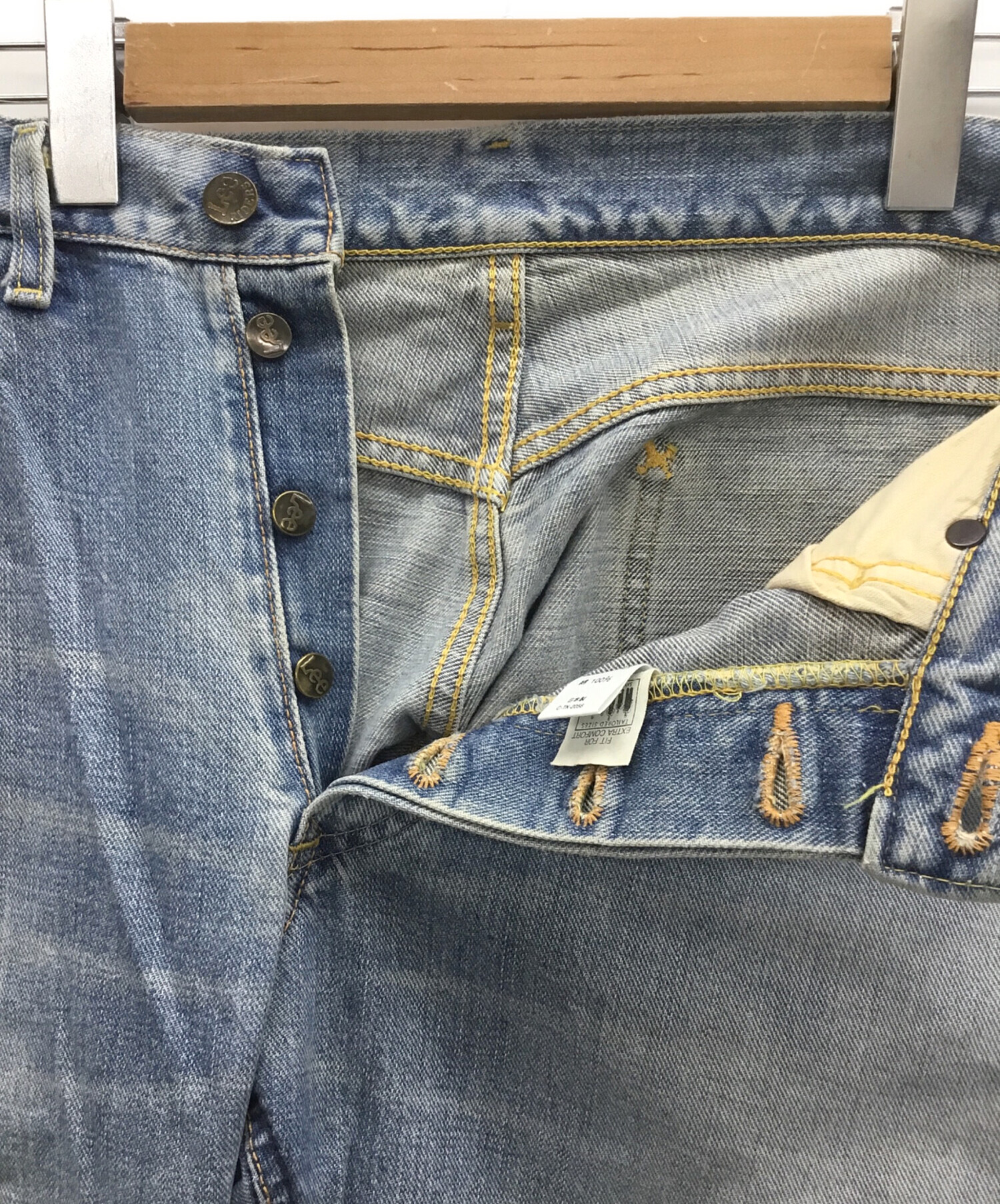 中古・古着通販】LEE (リー) デニムパンツ ブルー サイズ:33×33 
