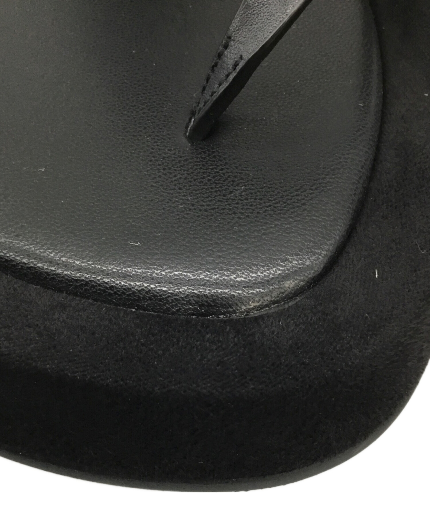 中古・古着通販】THE ROW (ザ ロウ) スエードサンダル ブラック サイズ