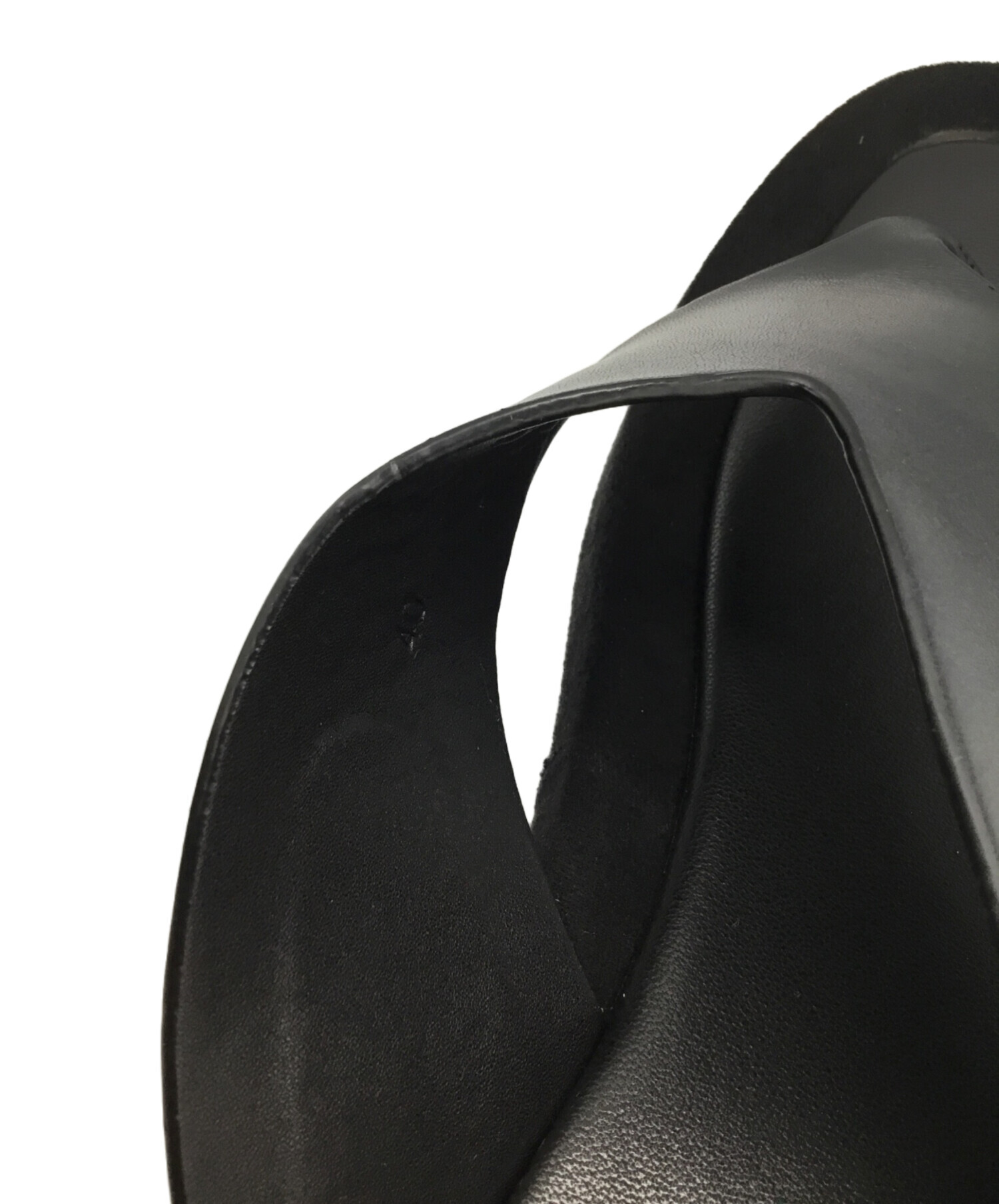 中古・古着通販】THE ROW (ザ ロウ) スエードサンダル ブラック サイズ