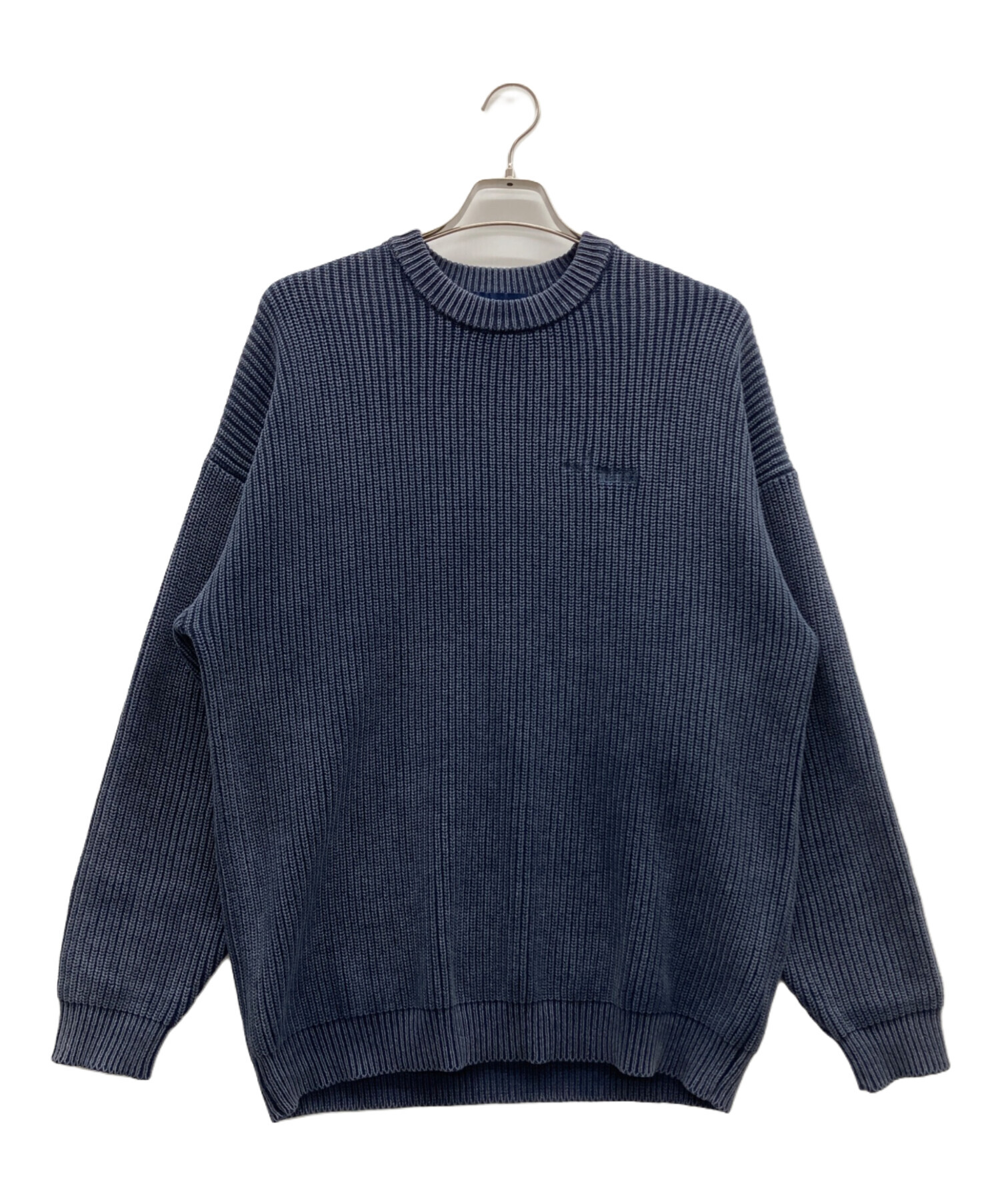 中古・古着通販】NAUTICA (ノーティカ) ニット ブルー サイズ:M 