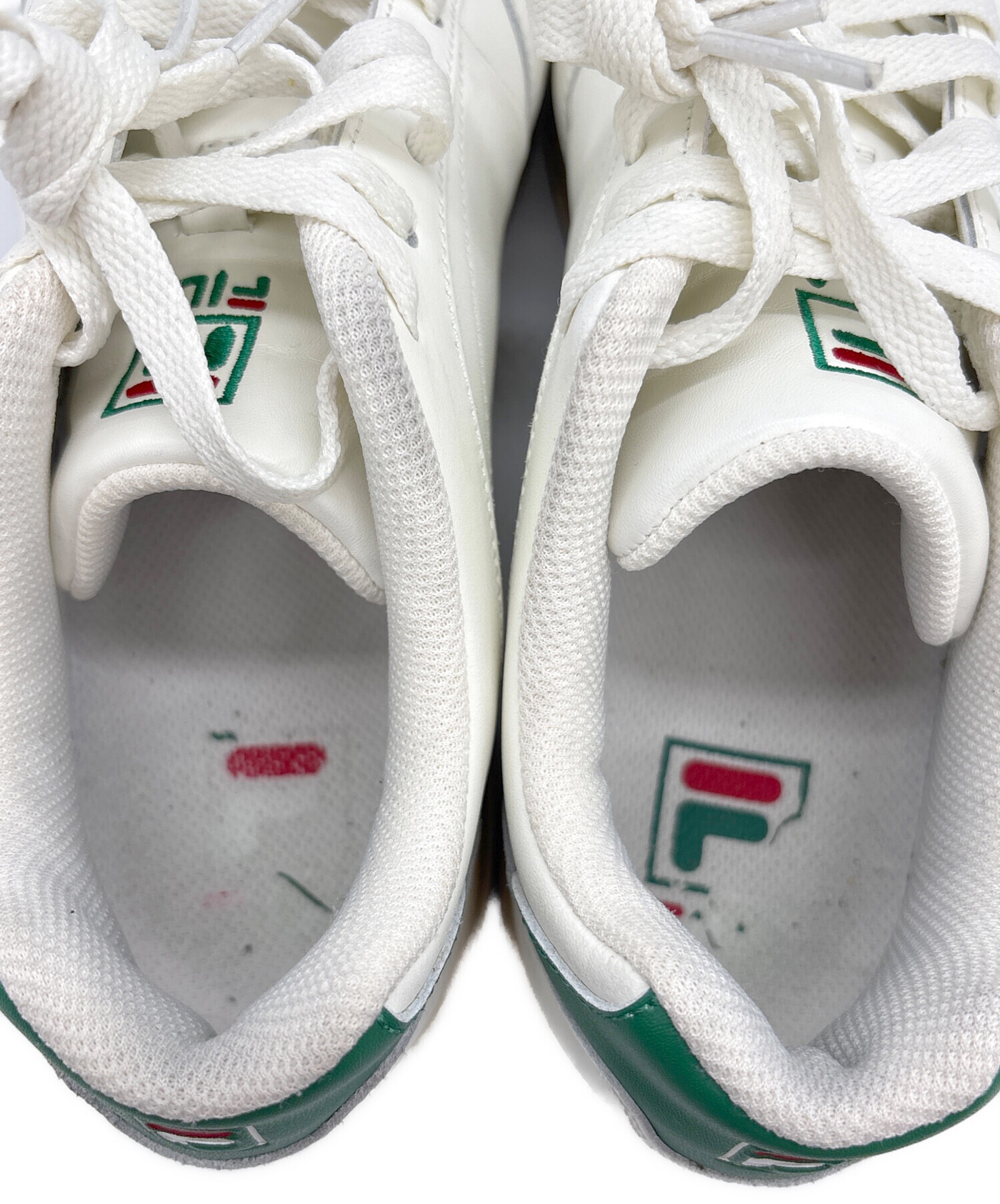 中古・古着通販】FILA (フィラ) タルガクラシック ホワイト×グリーン 