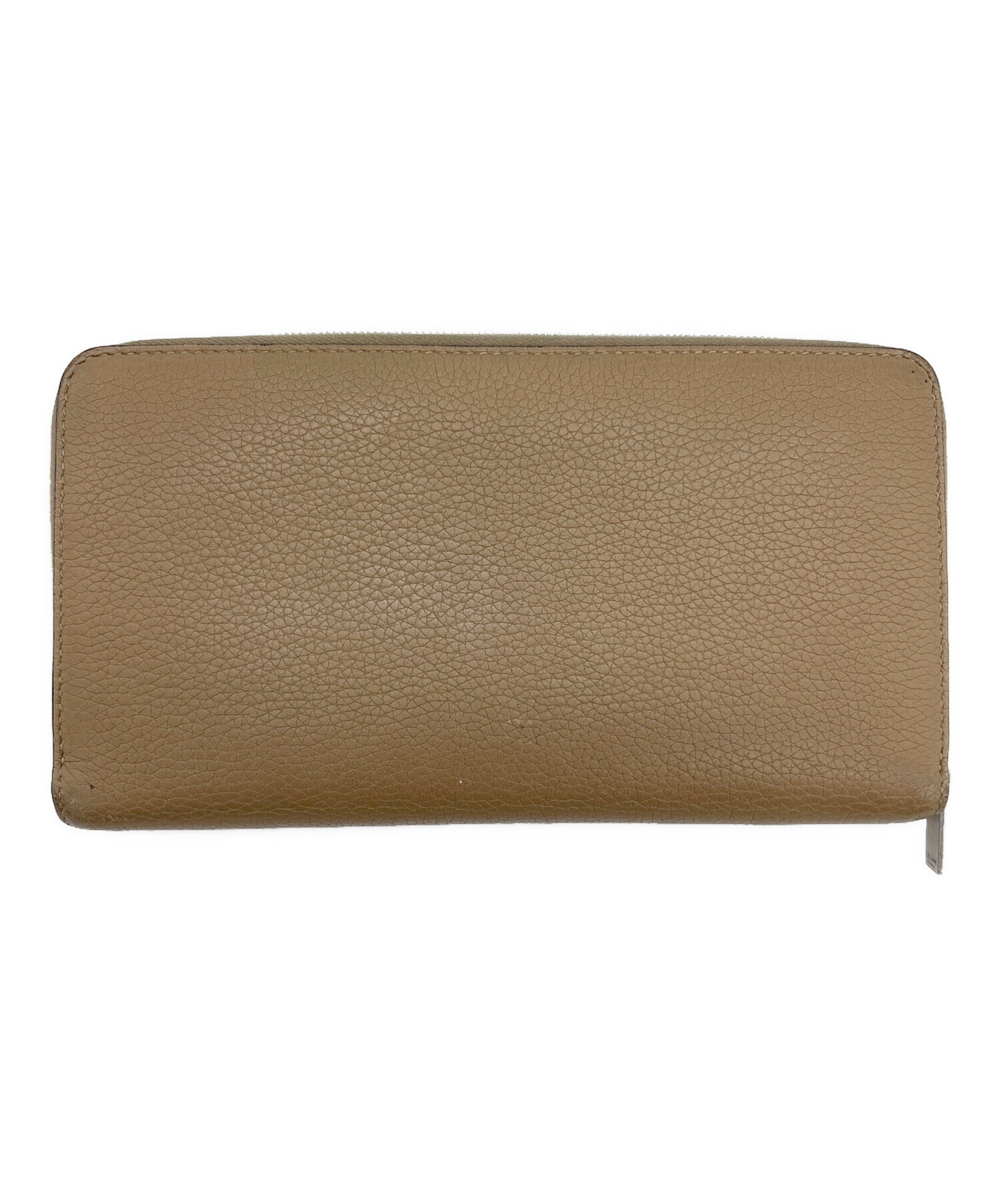 中古・古着通販】CELINE (セリーヌ) 長財布 ベージュ×レッド｜ブランド 