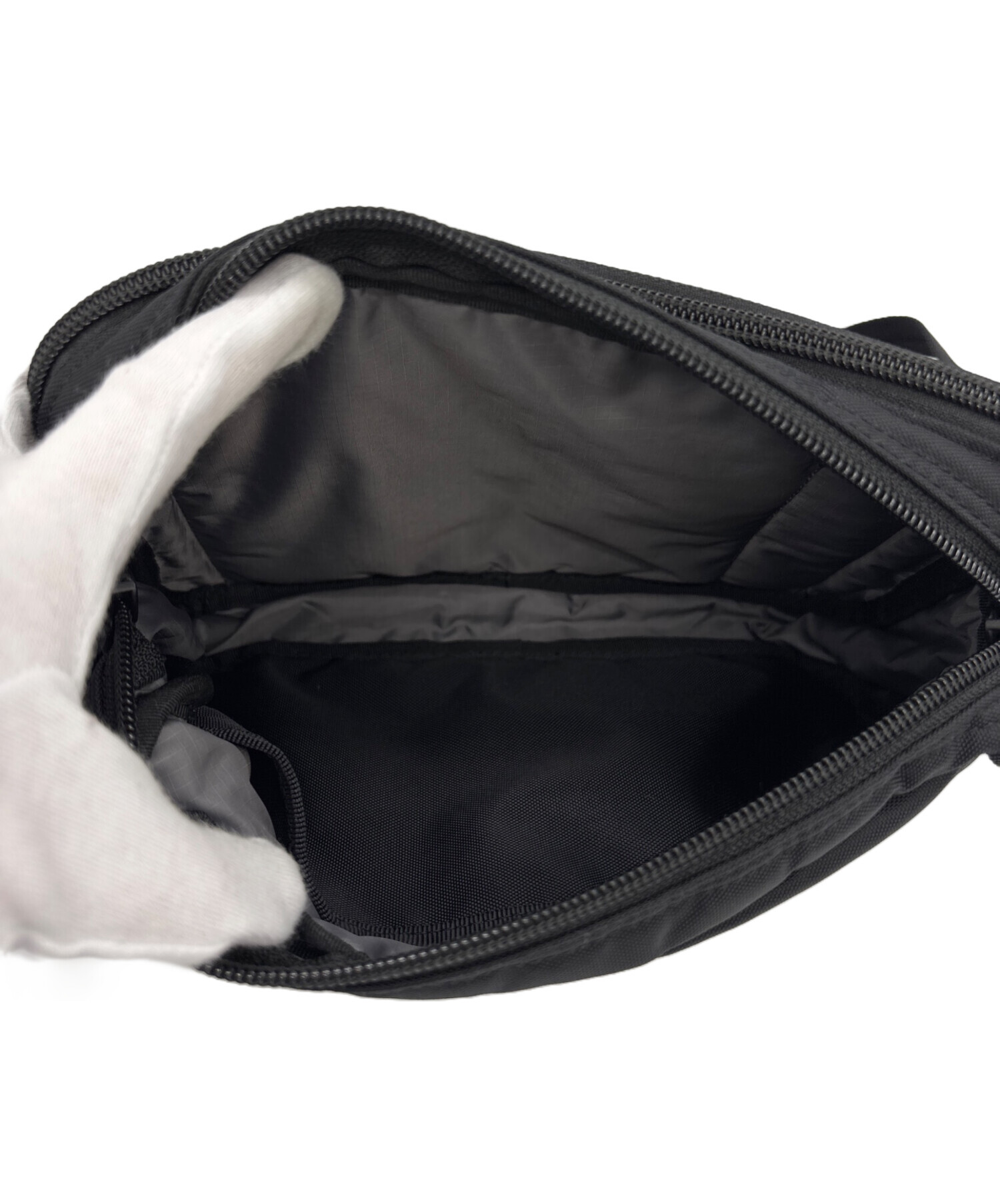 中古・古着通販】PORTER (ポーター) ミニショルダーバッグ ブラック