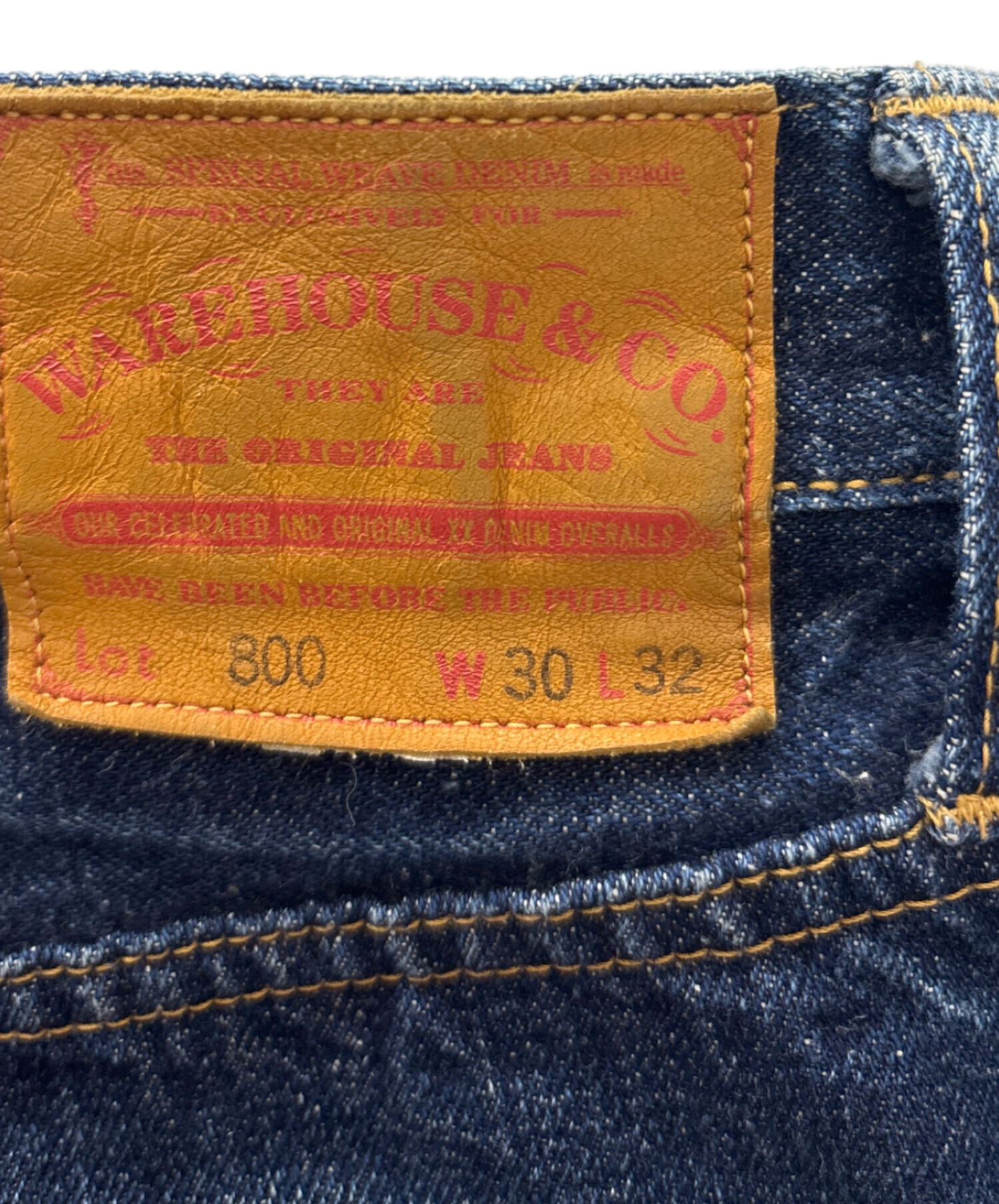 中古・古着通販】WAREHOUSE (ウエアハウス) セルビッチデニムパンツ 