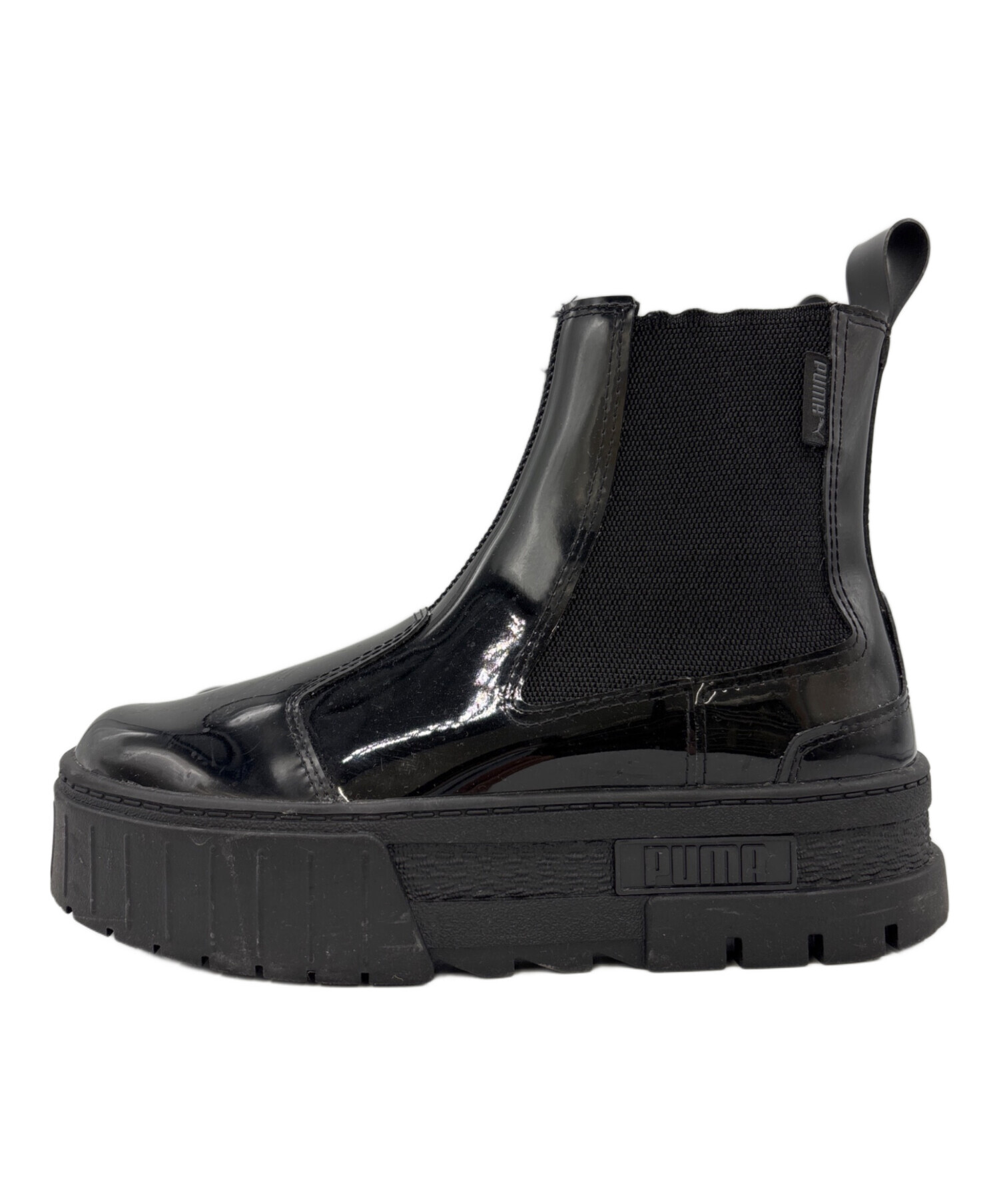 Puma サイドゴアブーツ ブラック 中古・古着通販】PUMA (プーマ) サイドゴアブーツ ブラック