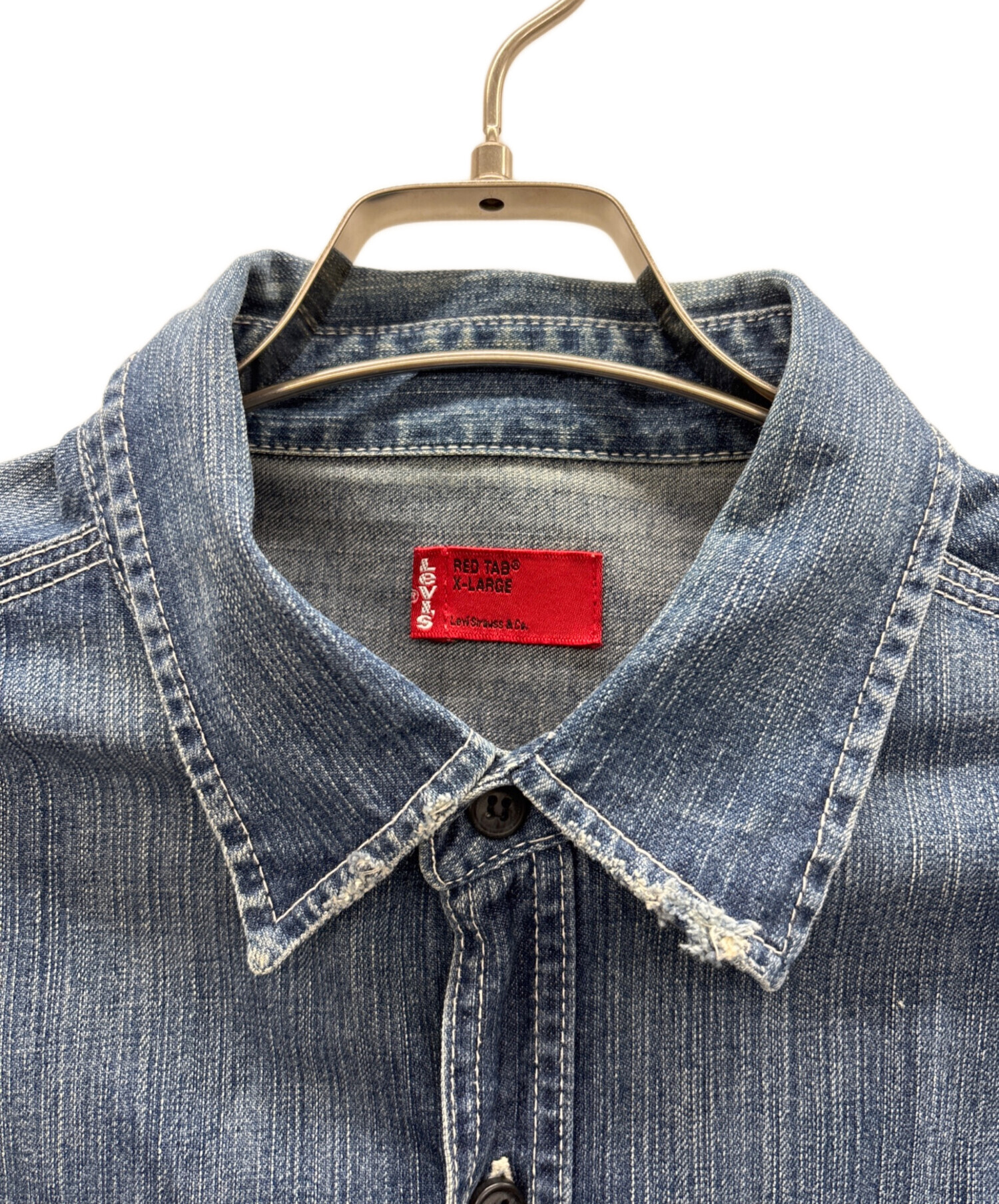 中古・古着通販】LEVI'S RED (リーバイス レッド) 長袖シャツ ブルー