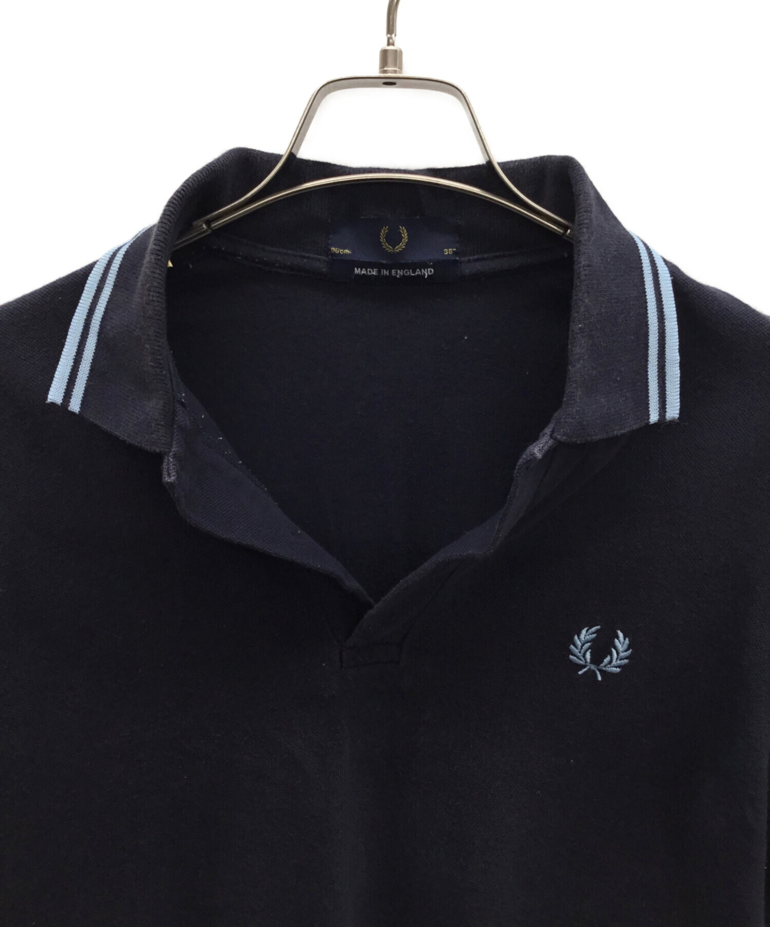 中古・古着通販】FRED PERRY (フレッドペリー) ポロシャツ ネイビー