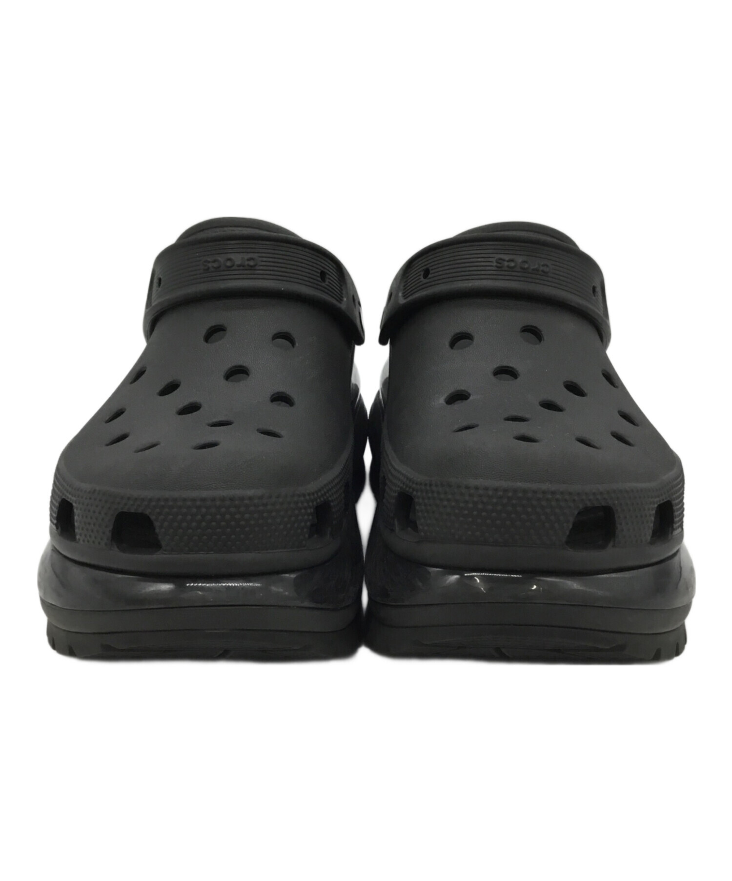 中古・古着通販】crocs (クロックス) 厚底サンダル ブラック サイズ:M9