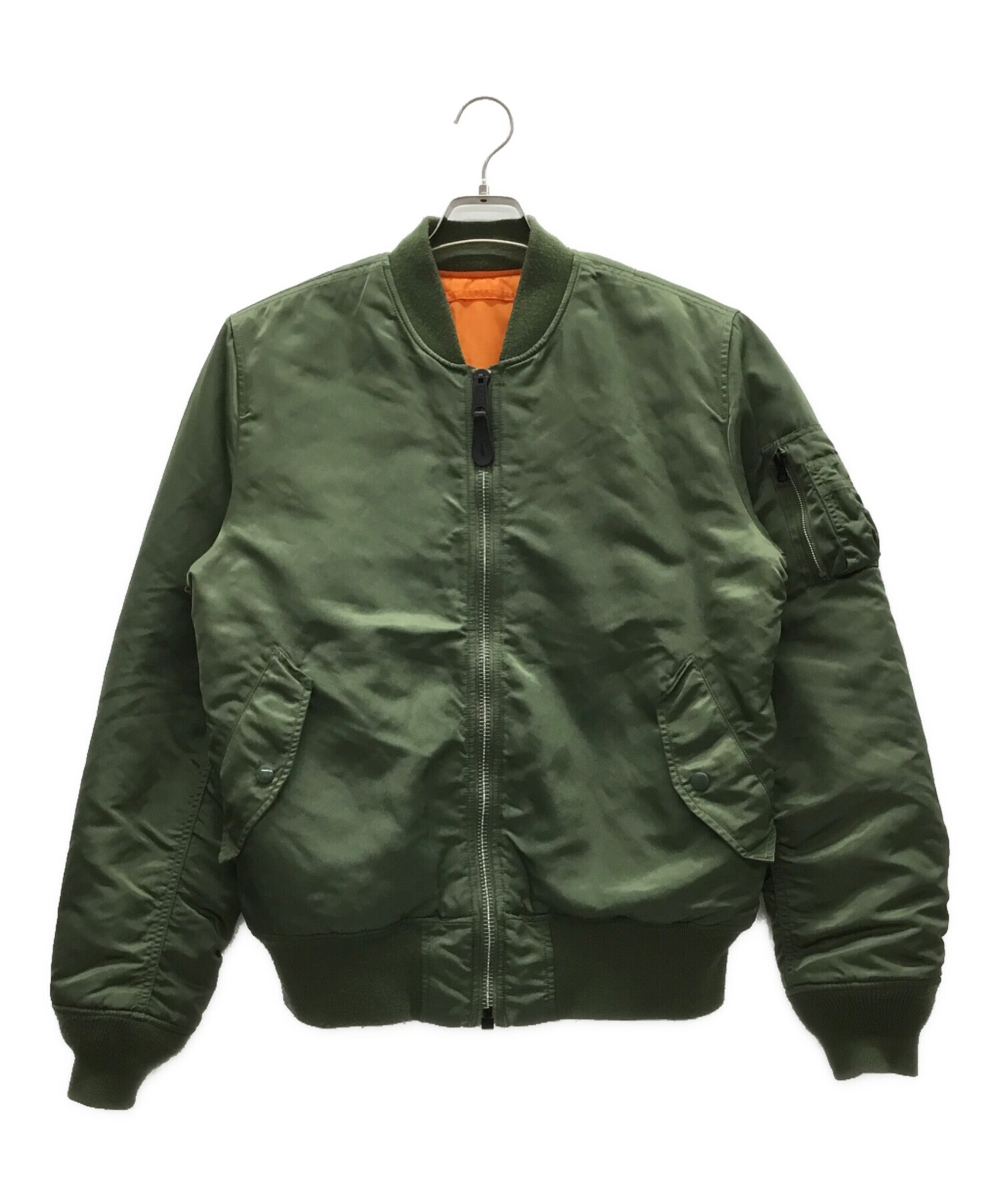 ALPHA INDUSTRIES リバーシブル仕様 中綿ダウン MA-1フライト 