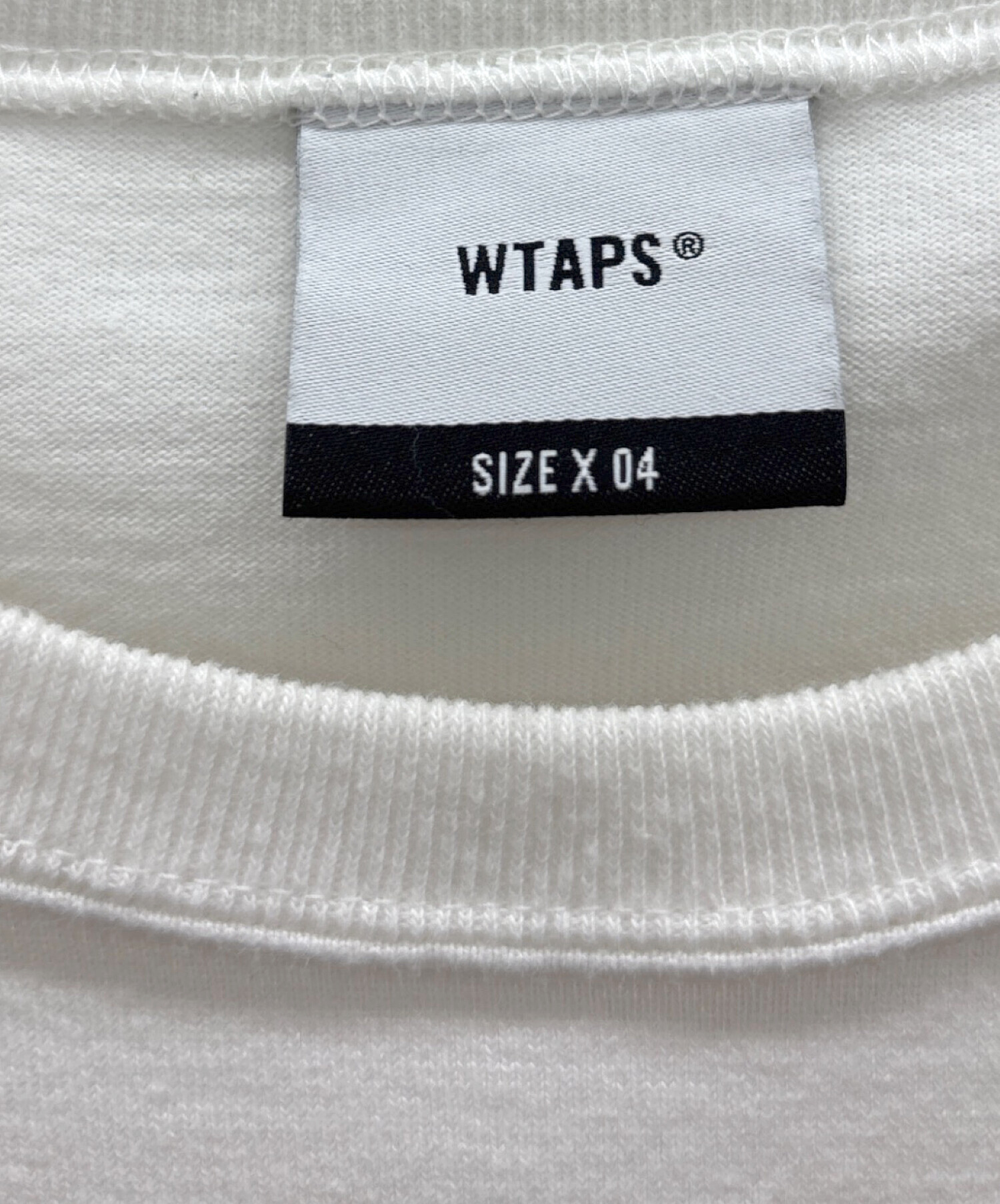 中古・古着通販】WTAPS (ダブルタップス) Tシャツ ホワイト サイズ: X