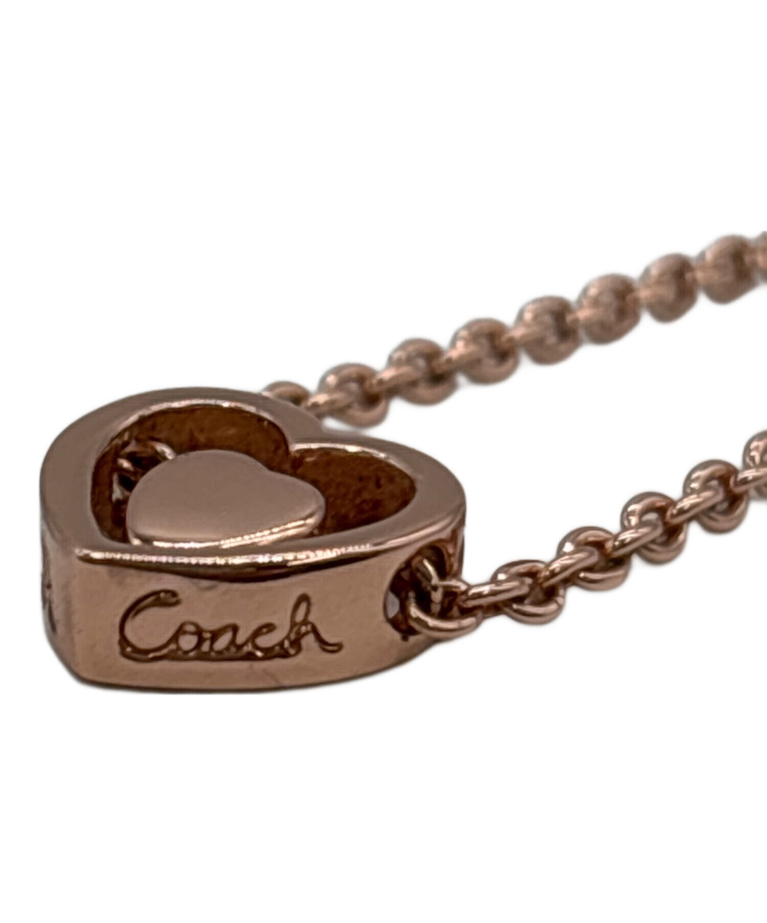 中古・古着通販】COACH (コーチ) ハートネックレス｜ブランド・古着 