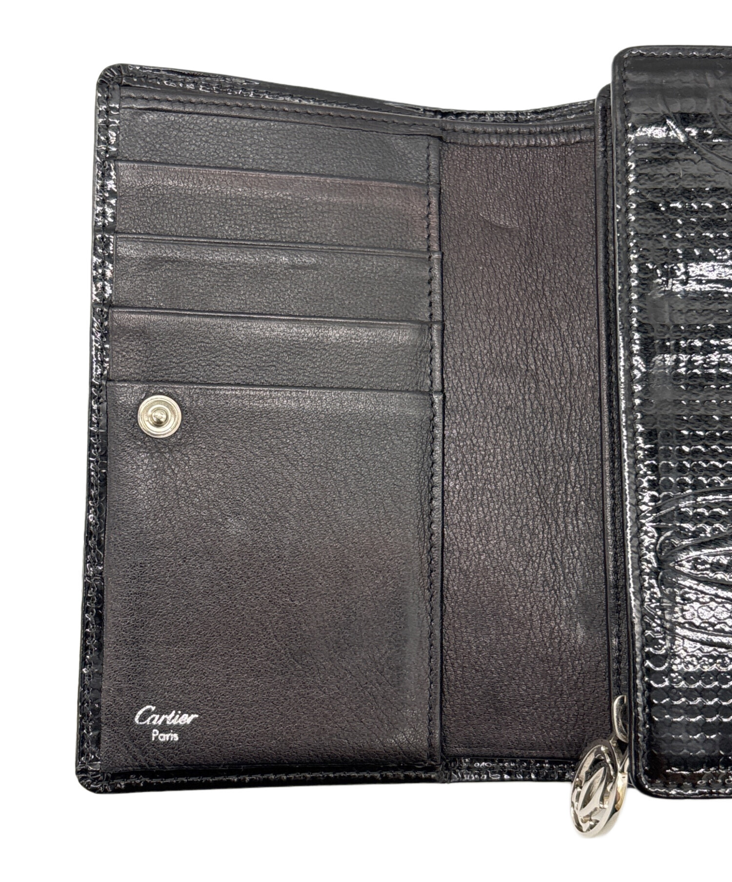 【極美品】Cartier カルティエ クロコダイル 折り財布 グレー 楽天市場】カルティエ 財布 クロコの通販