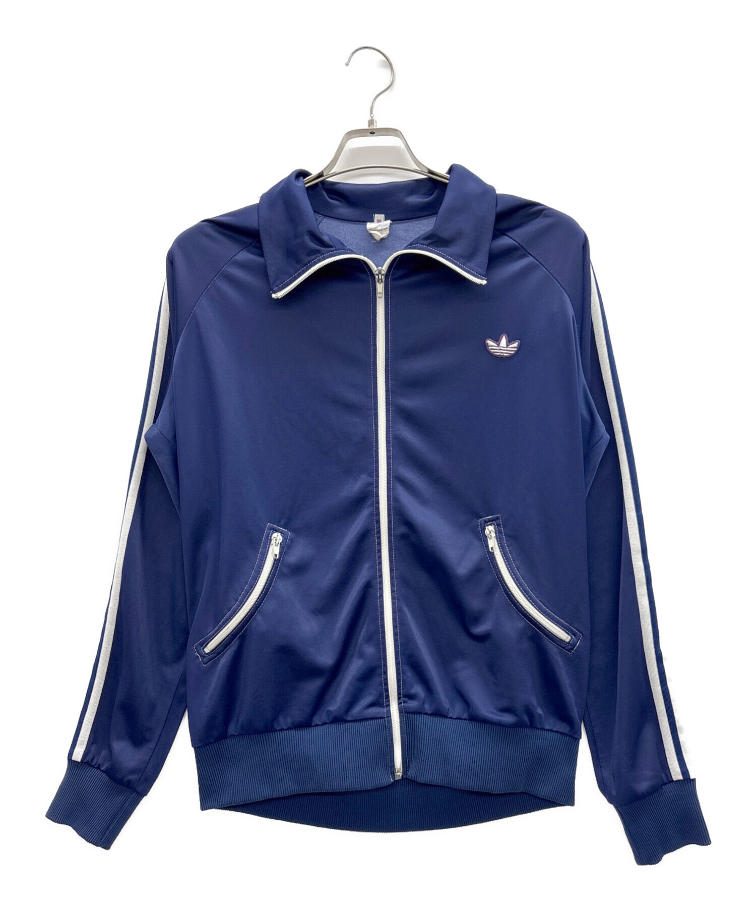 adidas ネイビー トラックジャケット 中古・古着通販】adidas (アディダス) トラックジャケット ネイビー