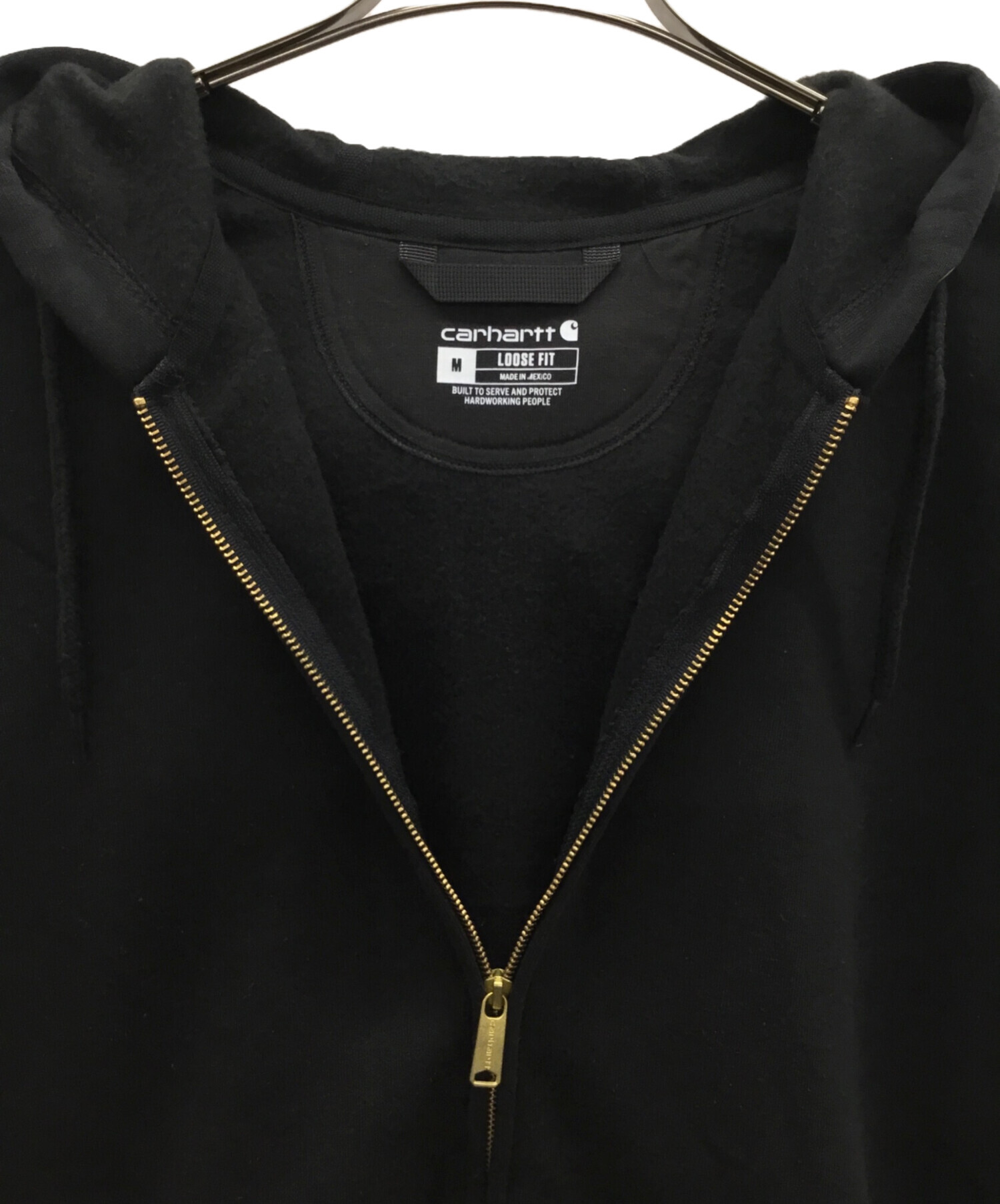 中古・古着通販】CarHartt (カーハート) ジップパーカー ブラック