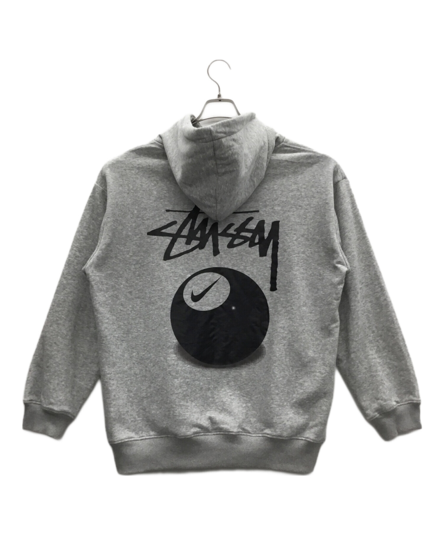 裏起毛 STUSSY プルオーバーパーカー グレー (ステューシー) 中古 