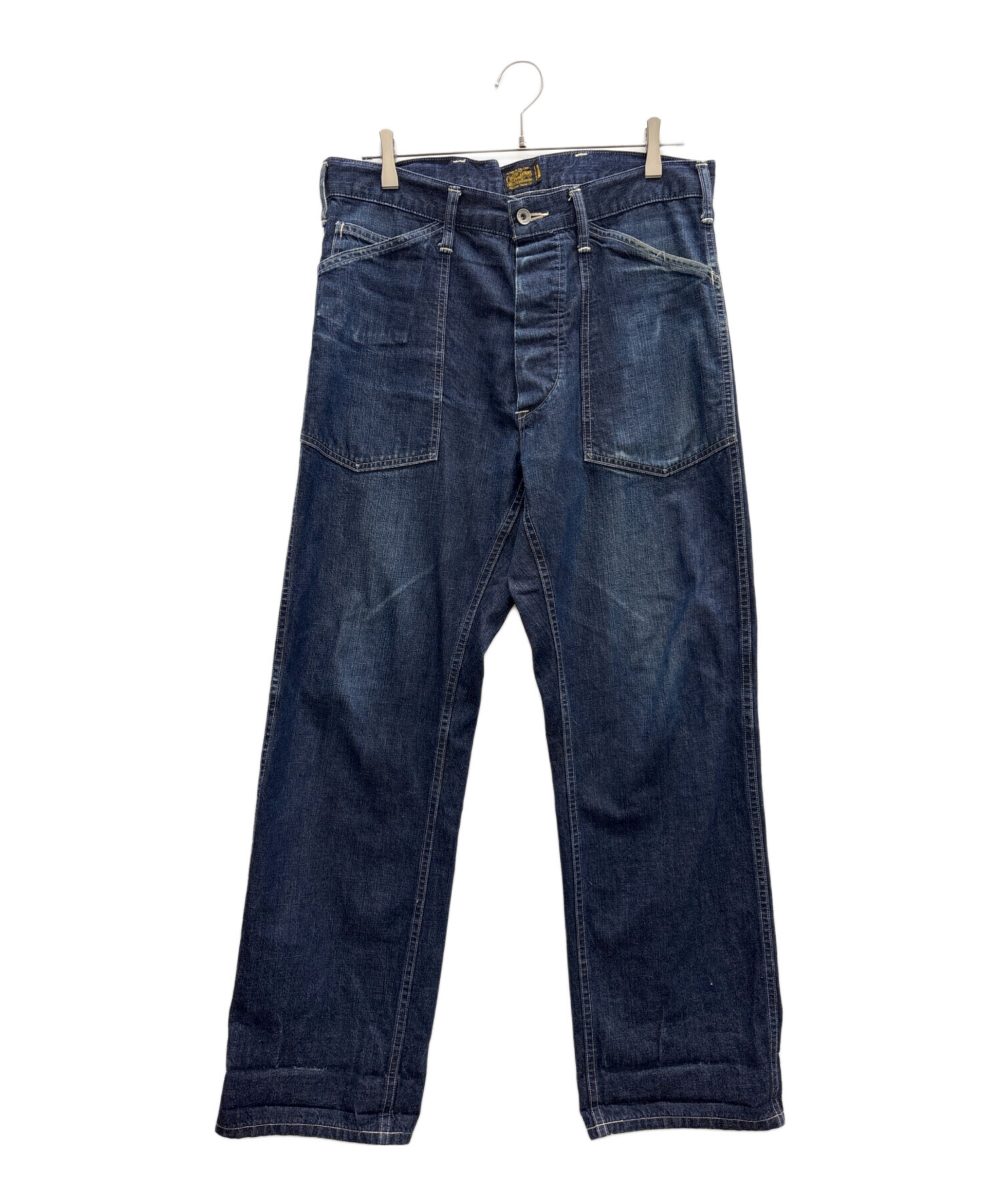 COOTIE クーティープロダクションズ デニムベイカーパンツ MEDIUM 中古・古着通販】COOTIE (クーティー) ベイカーパンツ ブルー サイズ:M