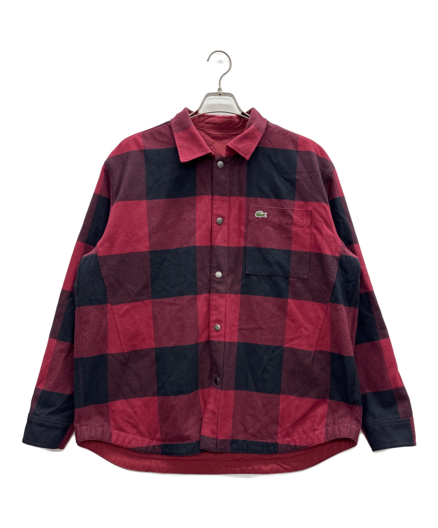 中古・古着通販】LACOSTE (ラコステ) リバーシブルジャケット レッド