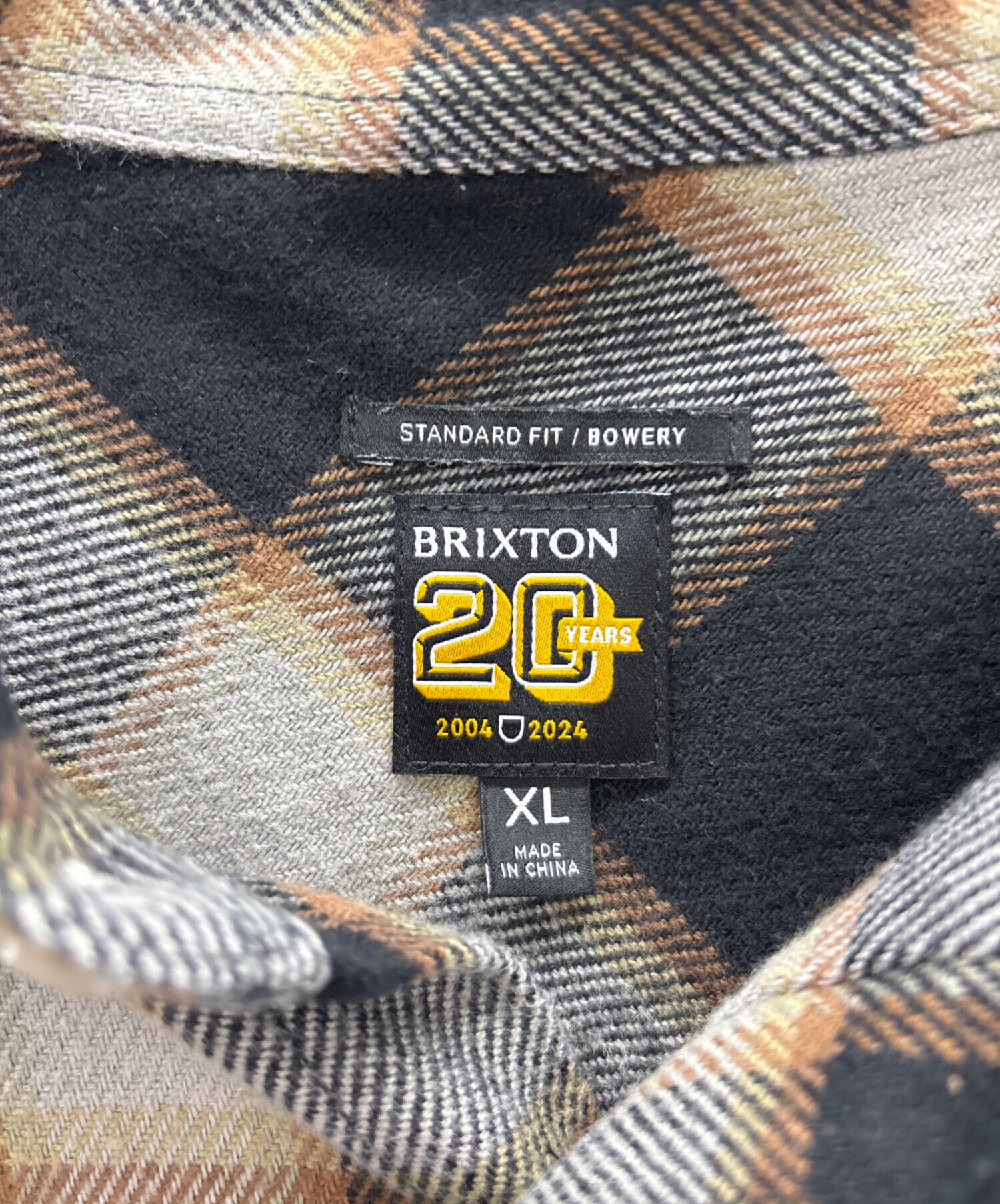 中古・古着通販】BRIXTON (ブリクストン) ネルシャツ ブラック