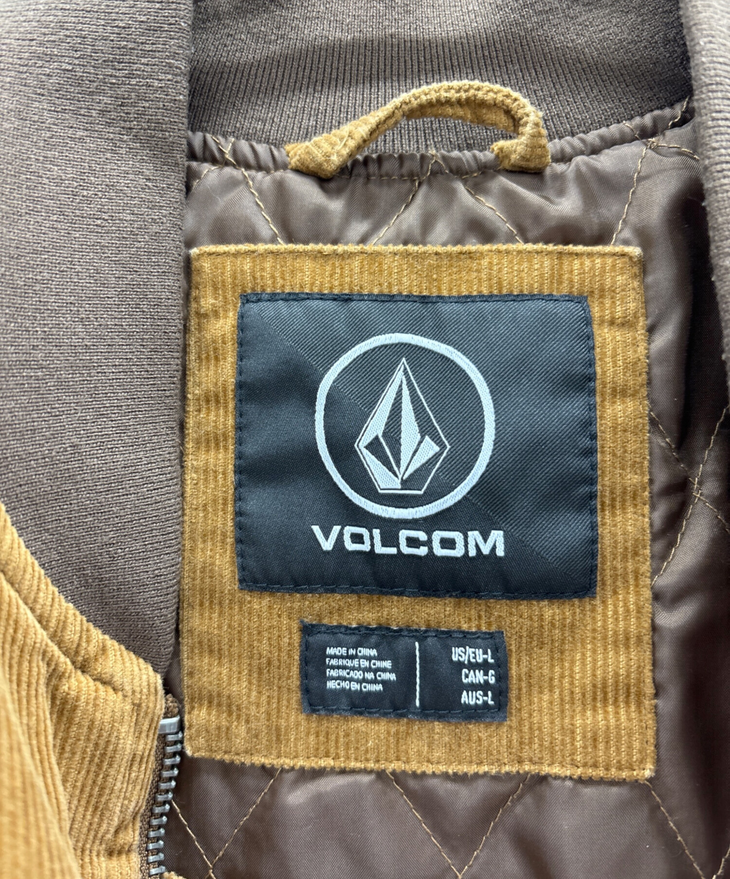 中古・古着通販】VOLCOM (ボルコム) コーデュロイベスト ブラウン 