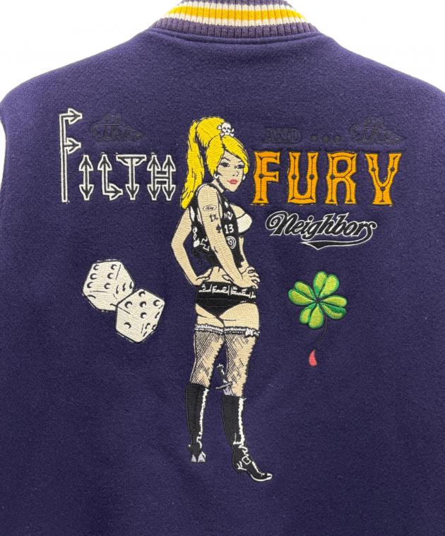 中古・古着通販】NEIGHBORHOOD (ネイバーフッド) スタジャン ネイビー