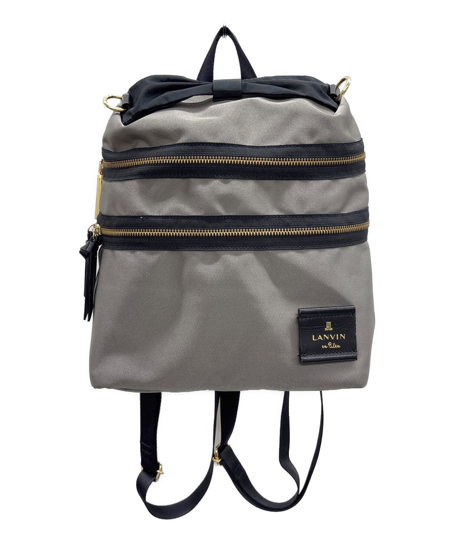 中古・古着通販】LANVIN (ライバン) リュック グレー｜ブランド・古着 