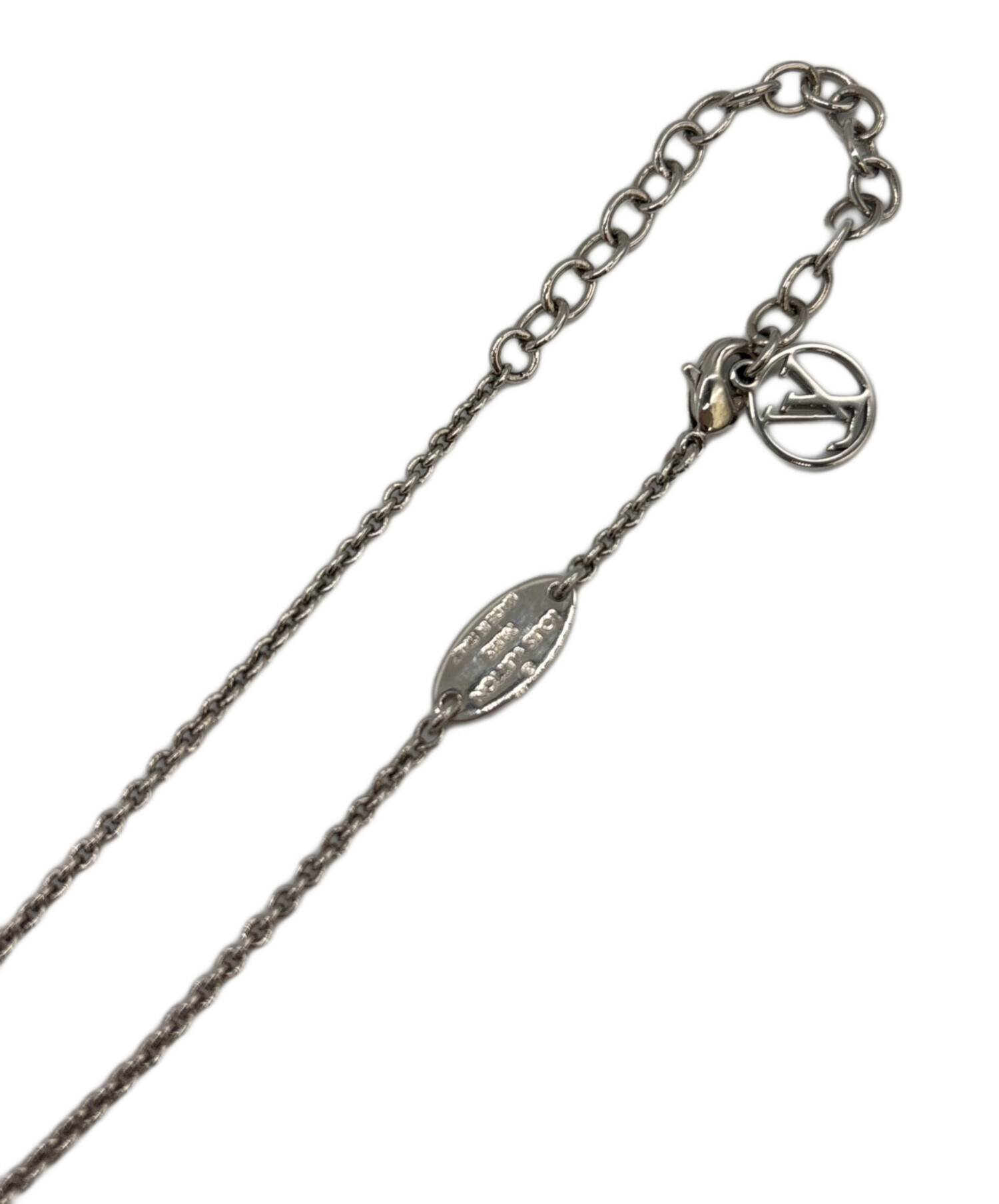 Louis Vuitton シルバー ネックレス 60591-1986-