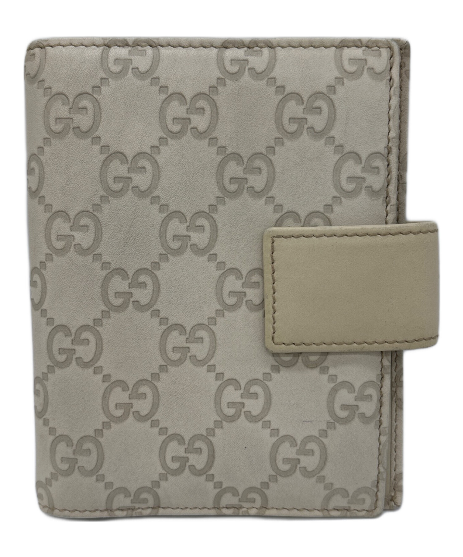 中古・古着通販】GUCCI (グッチ) 手帳カバー ホワイト｜ブランド・古着