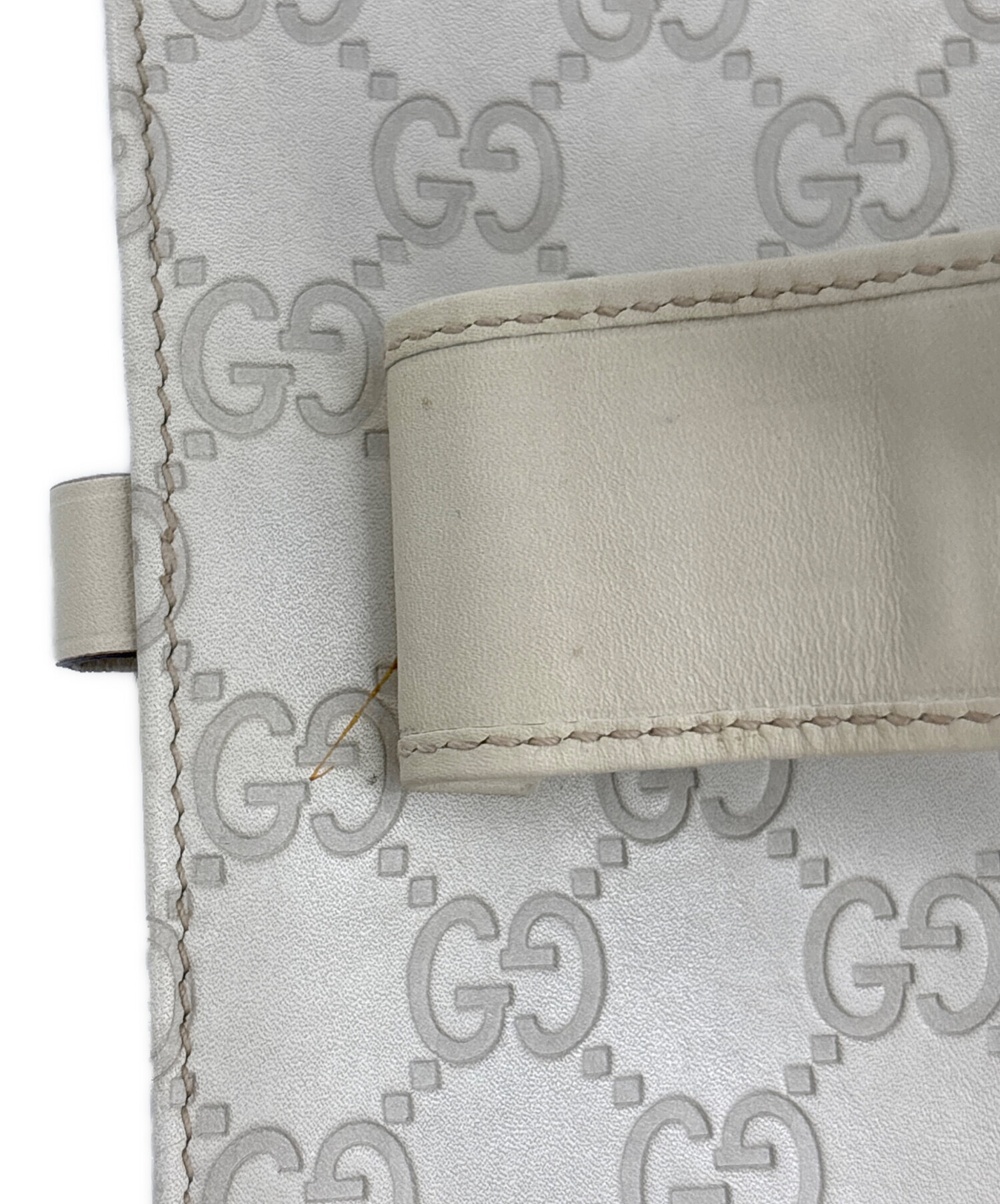 中古・古着通販】GUCCI (グッチ) 手帳カバー ホワイト｜ブランド・古着
