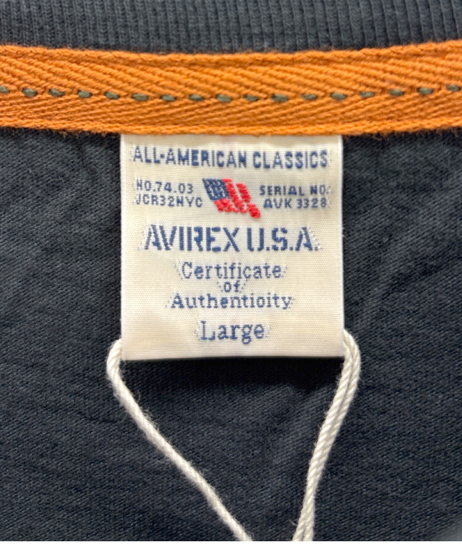 中古・古着通販】AVIREX (アヴィレックス) ロングスリーブTシャツ 