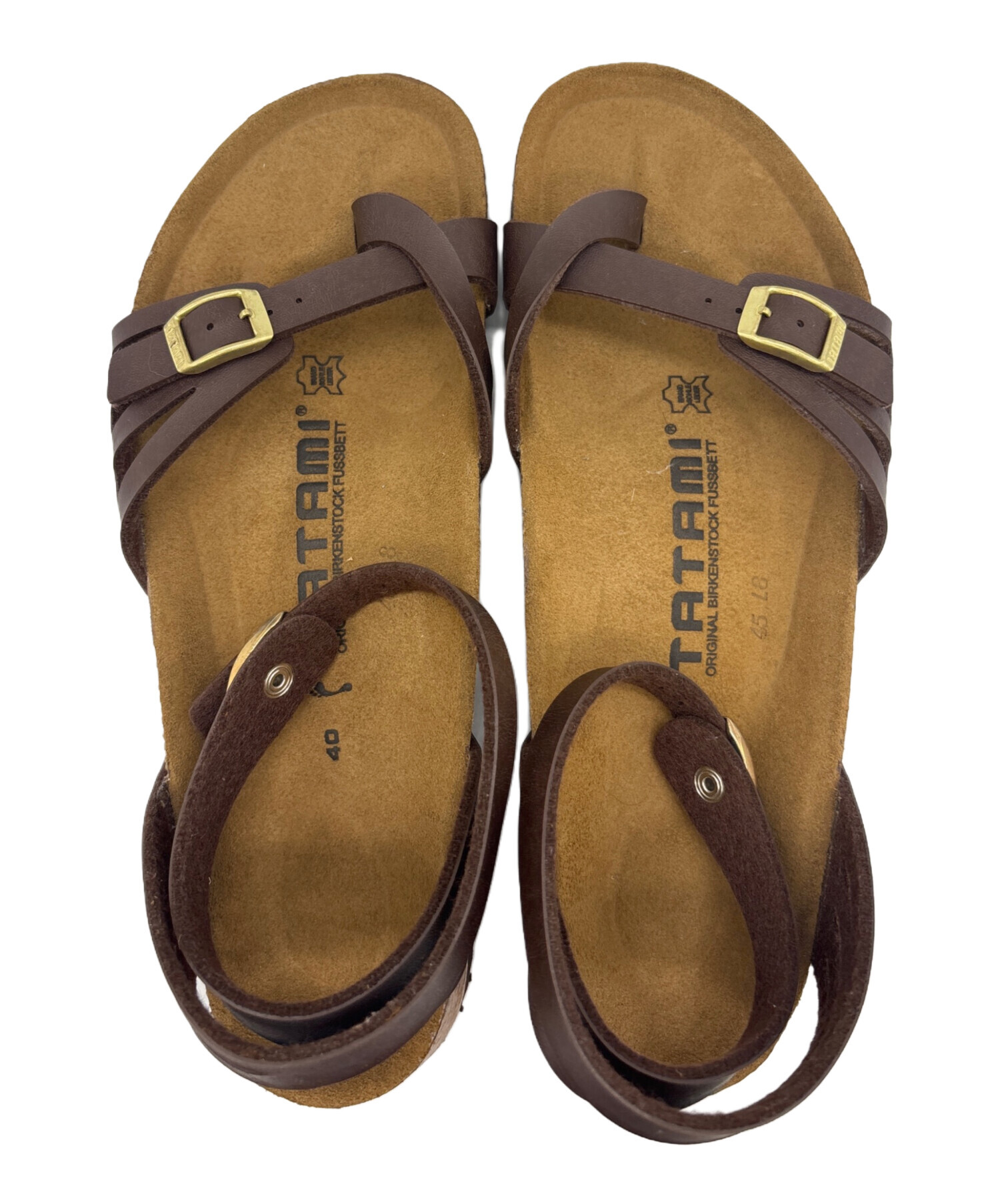 中古・古着通販】BIRKENSTOCK (ビルケンシュトック) サンダル ブラウン