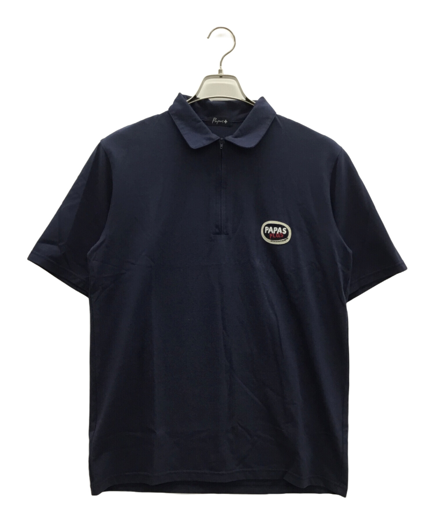 中古・古着通販】PAPAS (パパス) ポロシャツ ネイビー サイズ:M