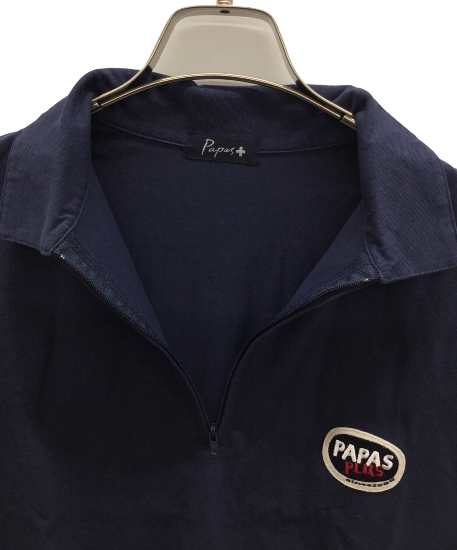 中古・古着通販】PAPAS (パパス) ポロシャツ ネイビー サイズ:M