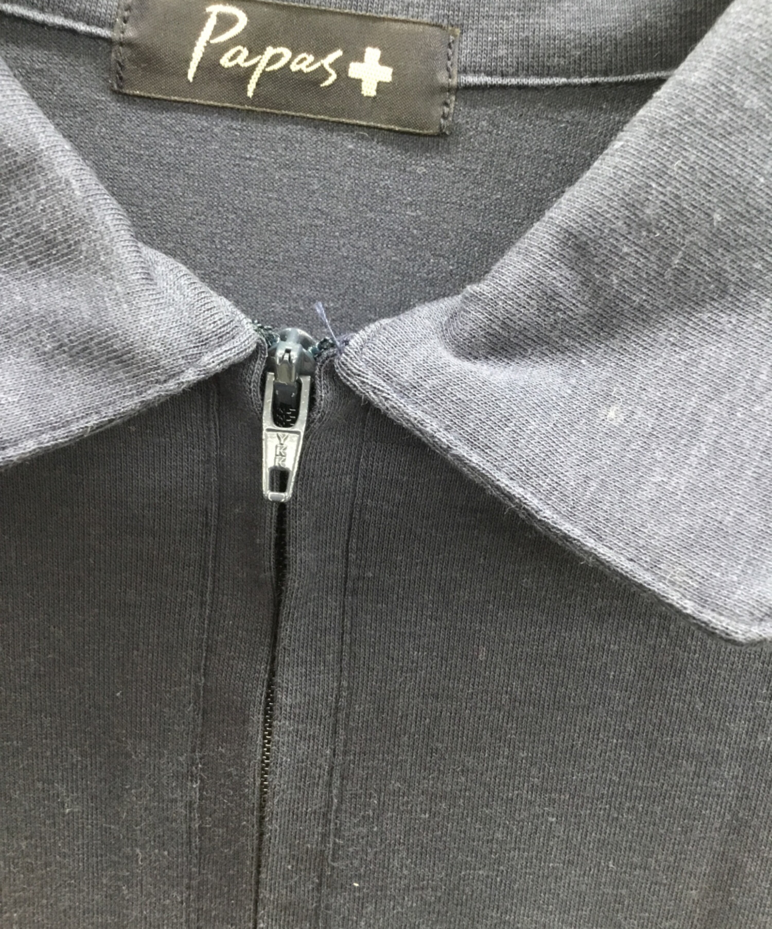 中古・古着通販】PAPAS (パパス) ポロシャツ ネイビー サイズ:M